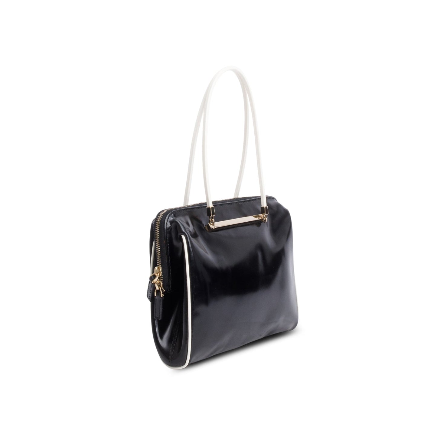 Gucci Vintage Black Patent Leather Mini Bag
