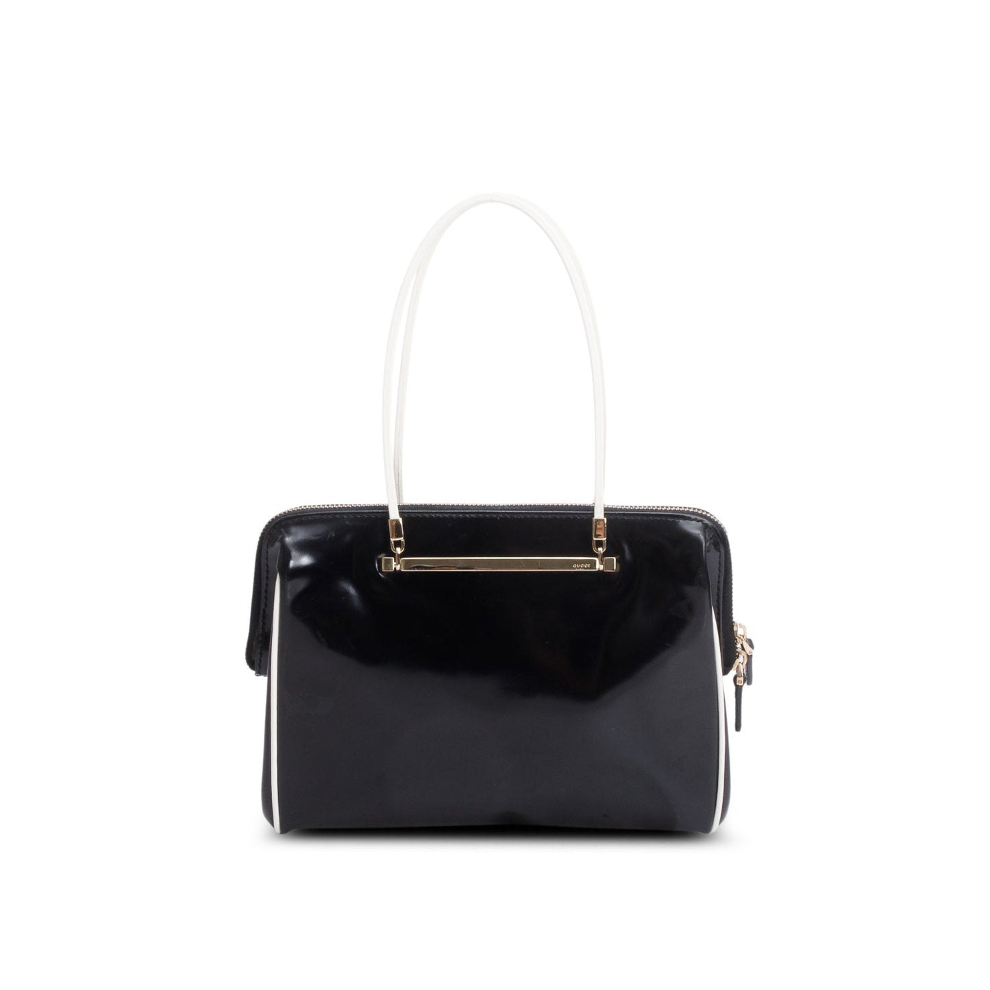 Gucci Vintage Black Patent Leather Mini Bag