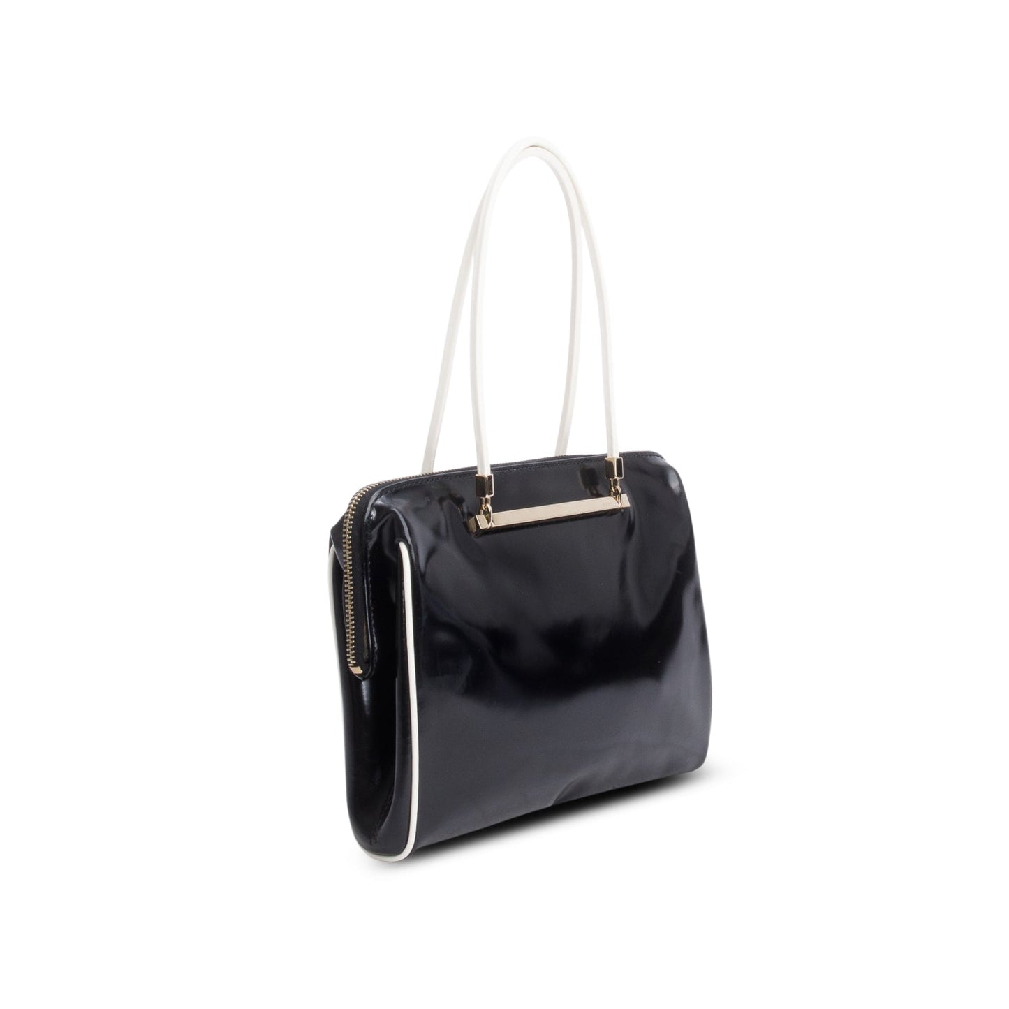Gucci Vintage Black Patent Leather Mini Bag