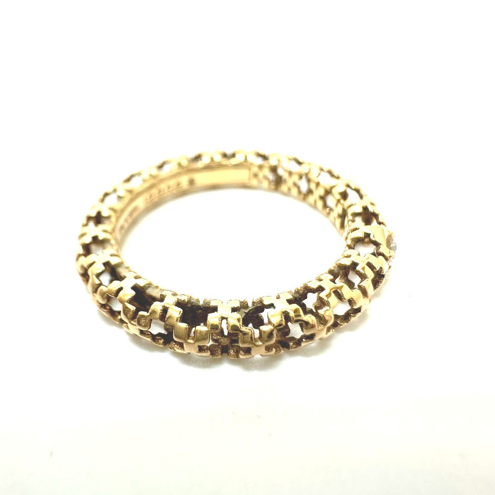 GUCCI Ring 18K Pink Gold gold 1P diamond Women 8