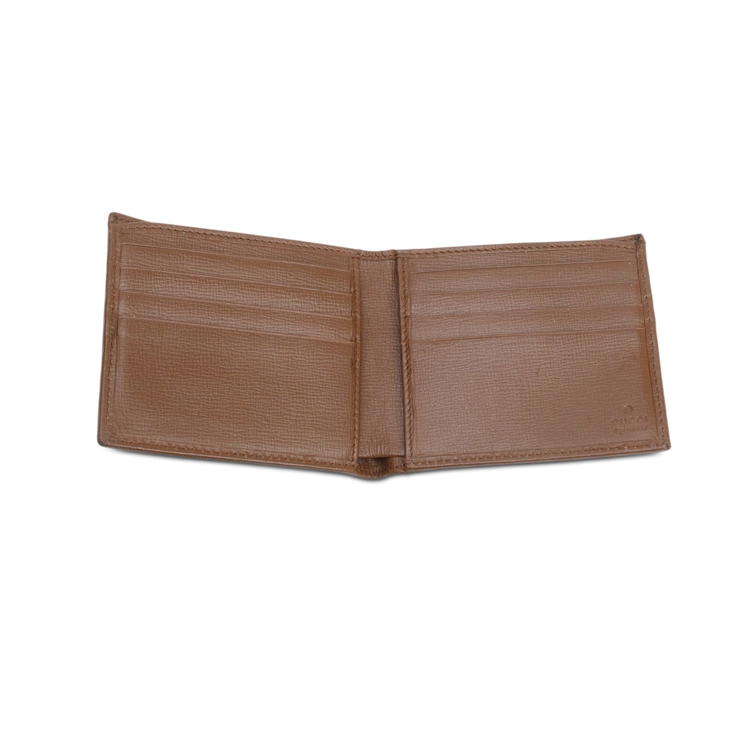 Gucci Beige GG Supreme Interlocking G Bifold Wallet