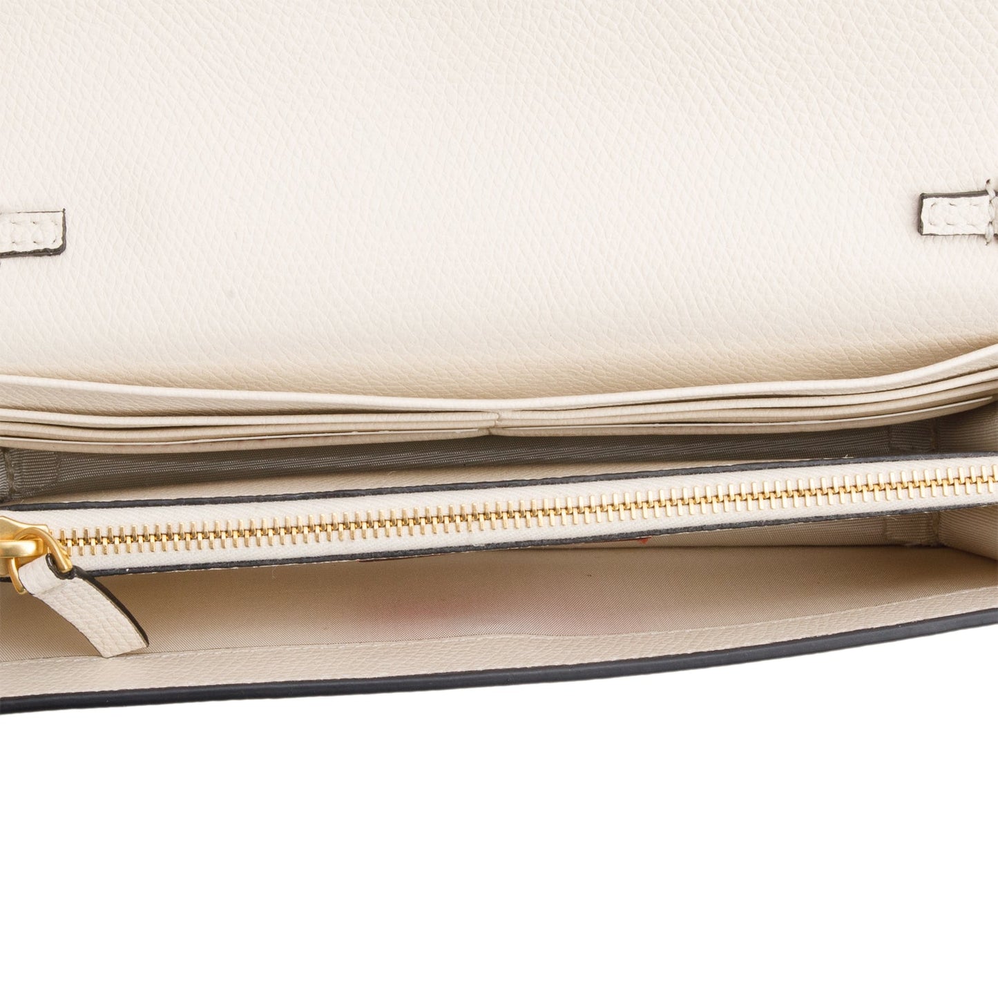 Valentino Cream VLogo Signature Wallet on Chain
