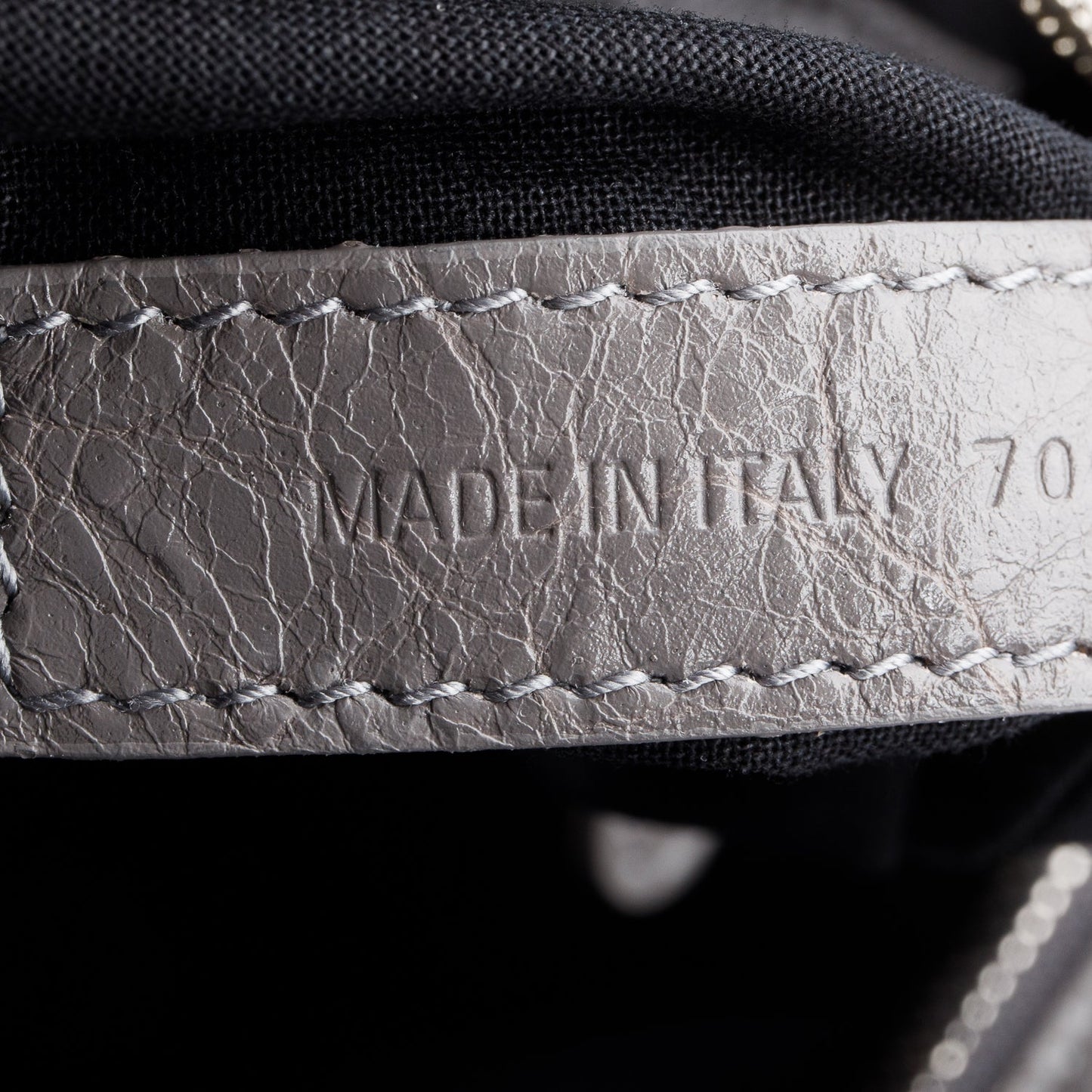 Balenciaga Grey Agneau Leather Neo Cagole XS City Bag