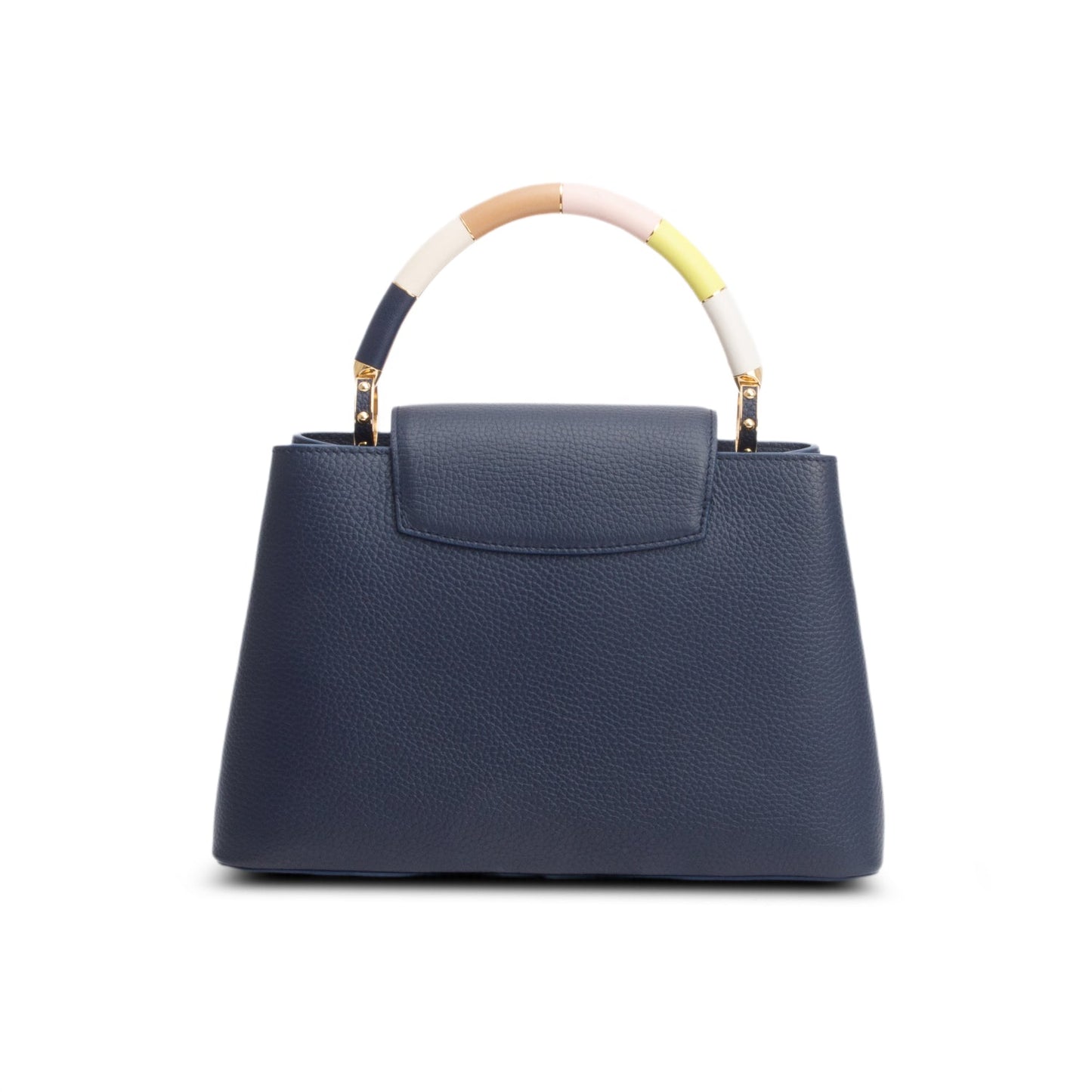 Louis Vuitton Navy Taurillon Capucines MM