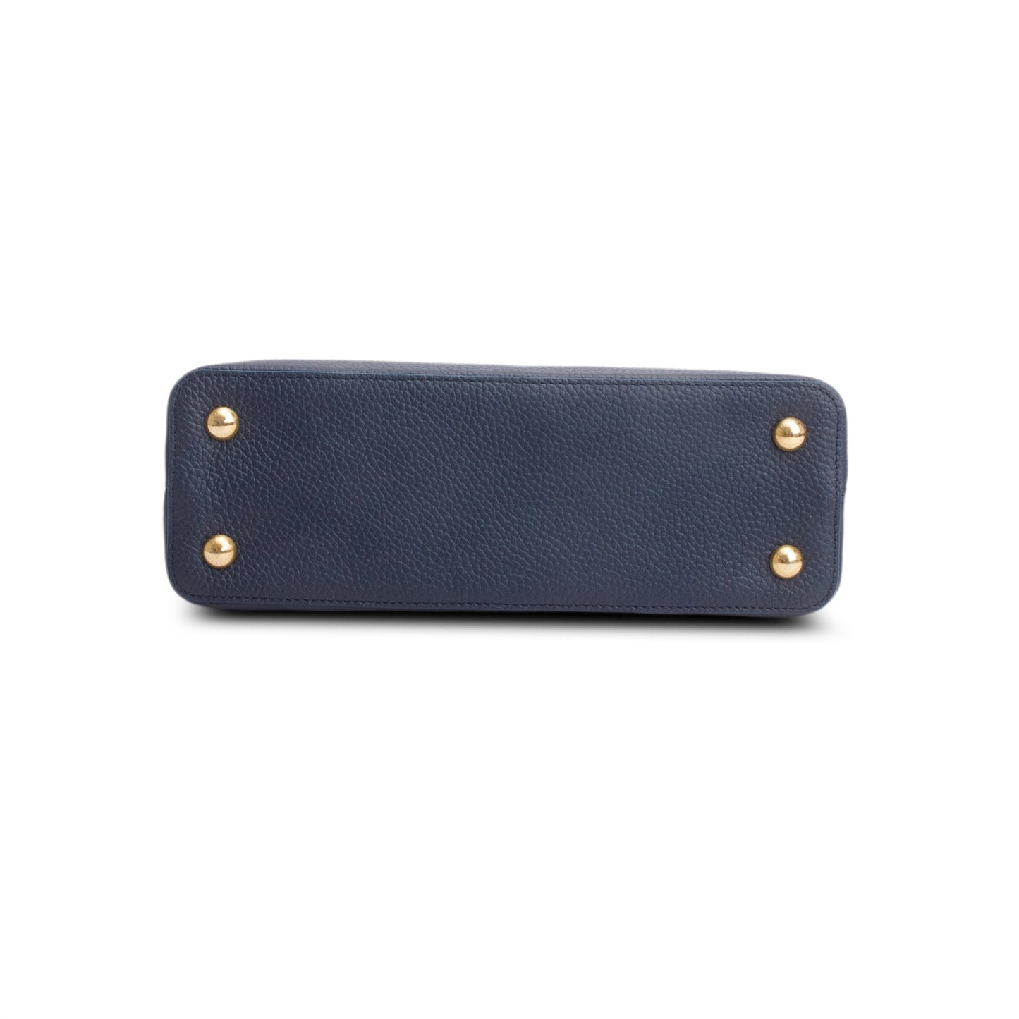 Louis Vuitton Navy Taurillon Capucines MM