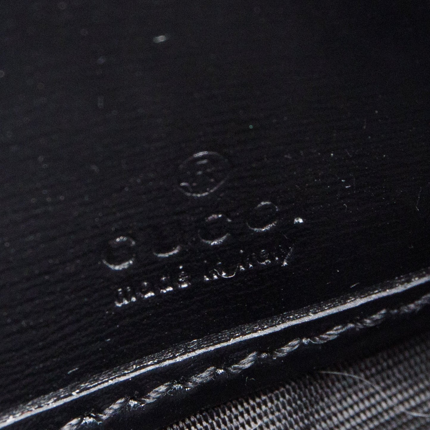 Gucci Black Calfskin Jackie 1961 Chain Wallet