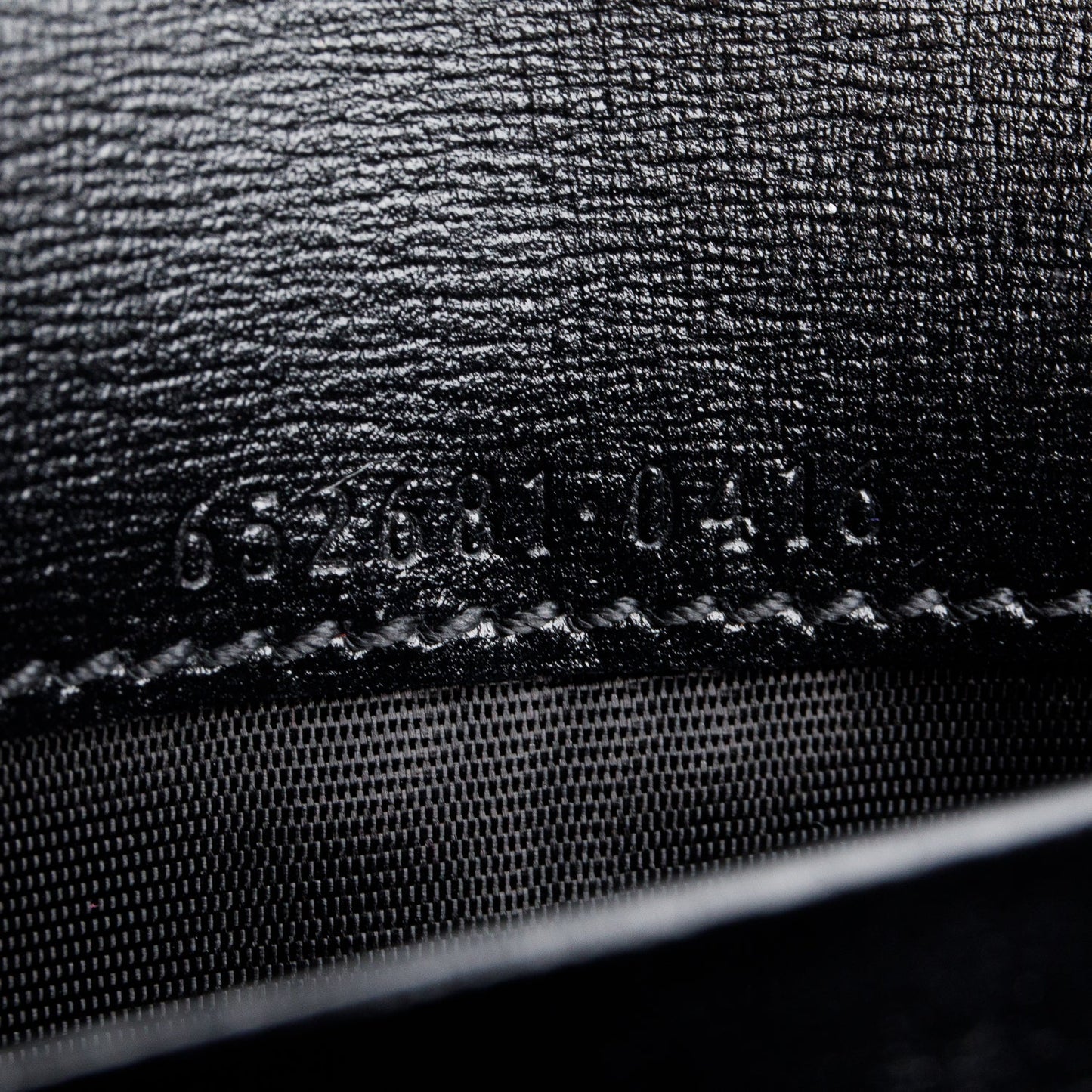 Gucci Black Calfskin Jackie 1961 Chain Wallet