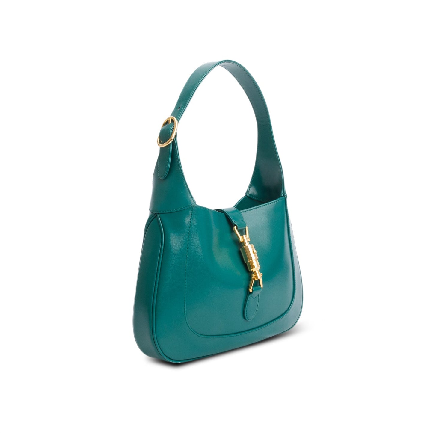 Gucci Green Ancora Leather Medium Jackie 1961 Hobo Bag
