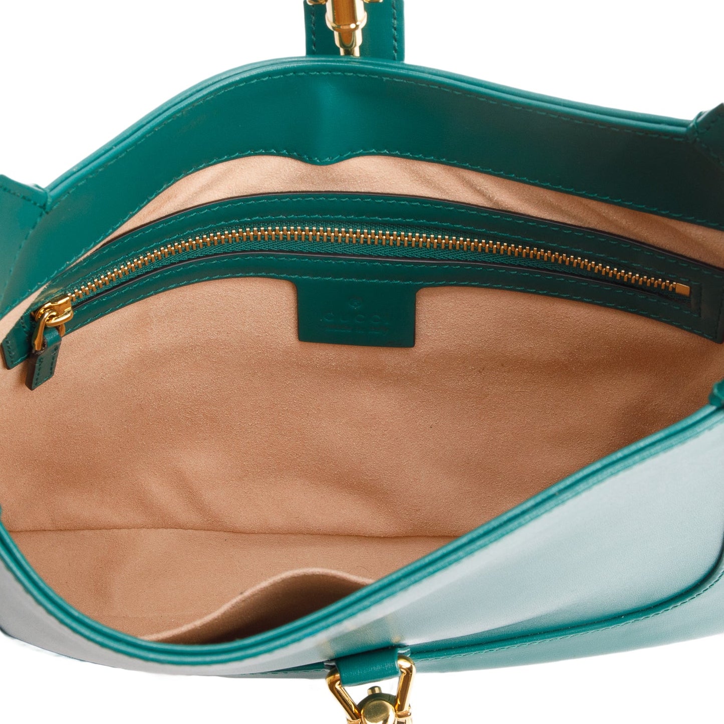 Gucci Green Ancora Leather Medium Jackie 1961 Hobo Bag