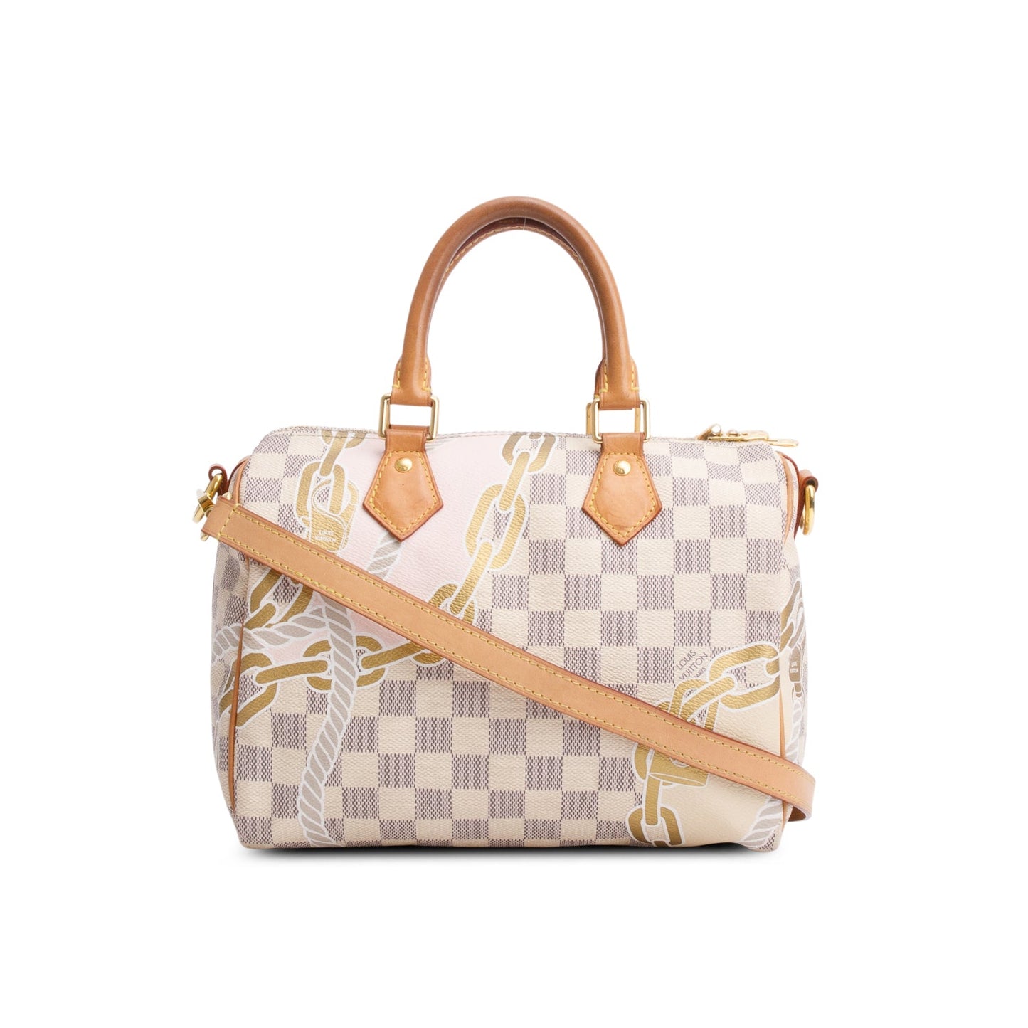 Louis Vuitton Nautical Damier Azur Speedy Bandouliere 25
