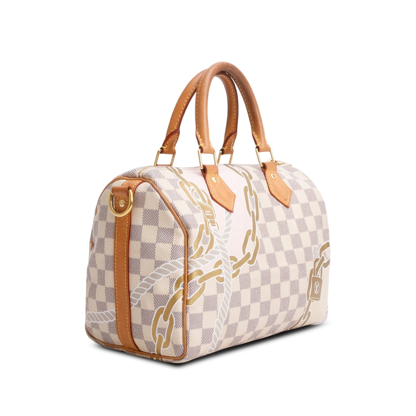 Louis Vuitton Nautical Damier Azur Speedy Bandouliere 25