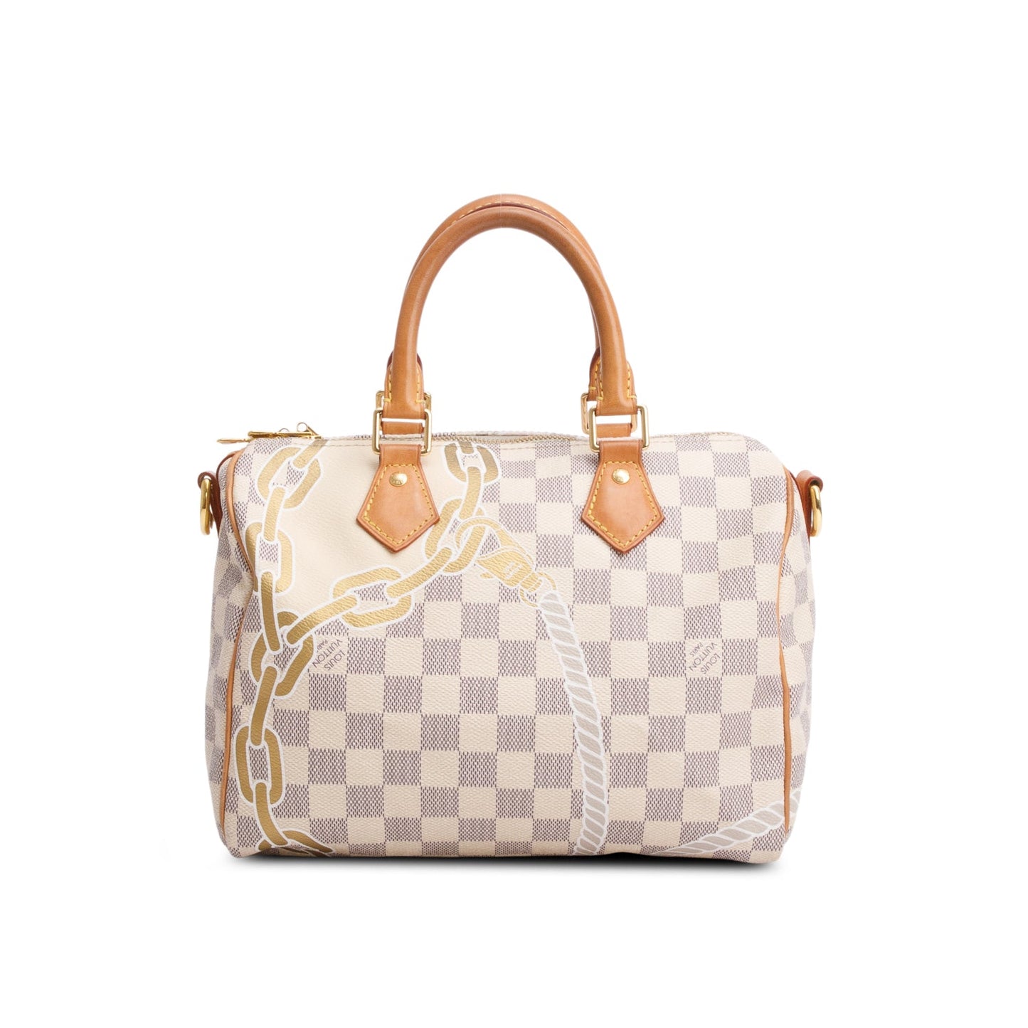 Louis Vuitton Nautical Damier Azur Speedy Bandouliere 25