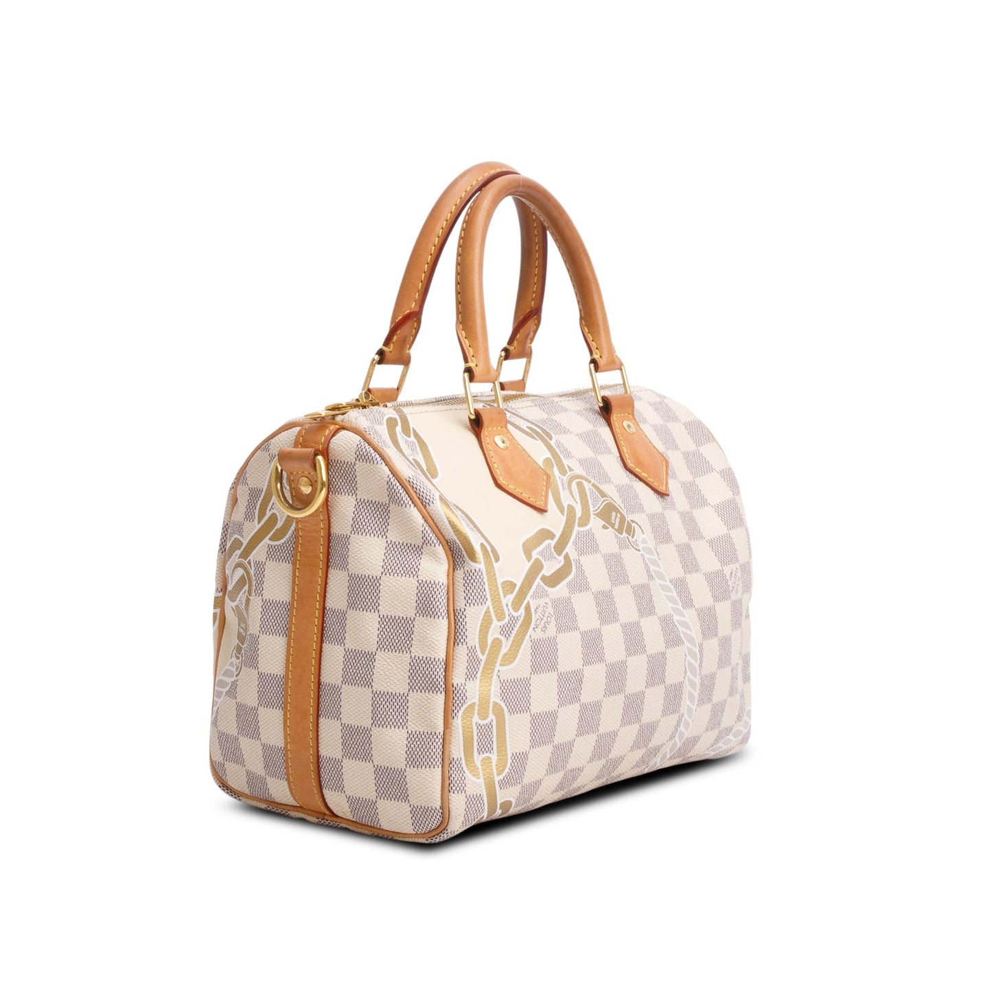 Louis Vuitton Nautical Damier Azur Speedy Bandouliere 25