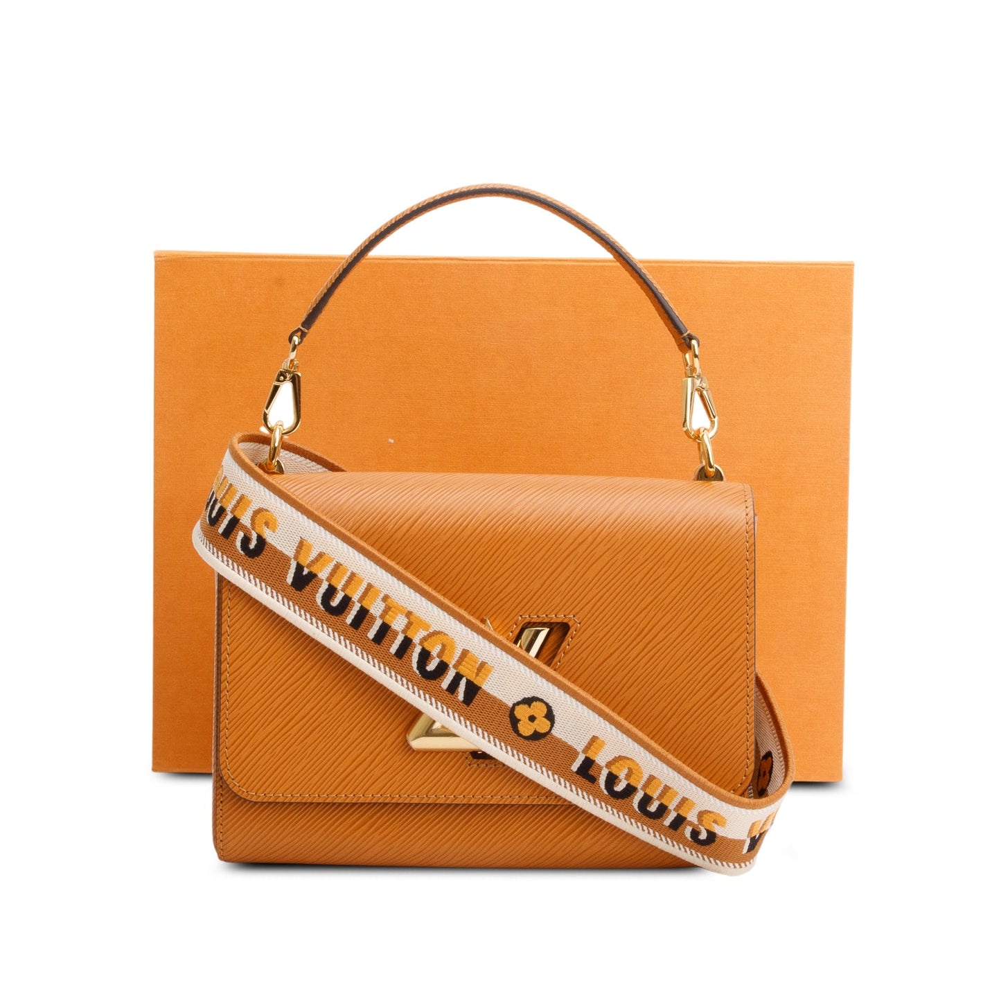 Louis Vuitton Brown Epi Leather Twist MM