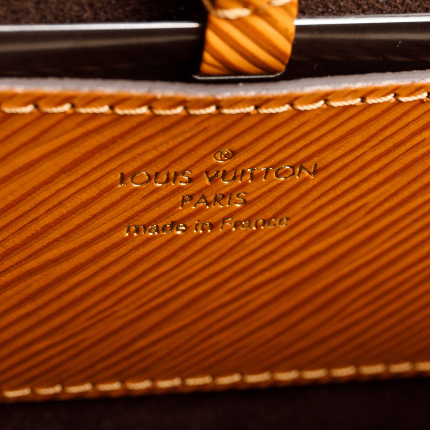 Louis Vuitton Brown Epi Leather Twist MM
