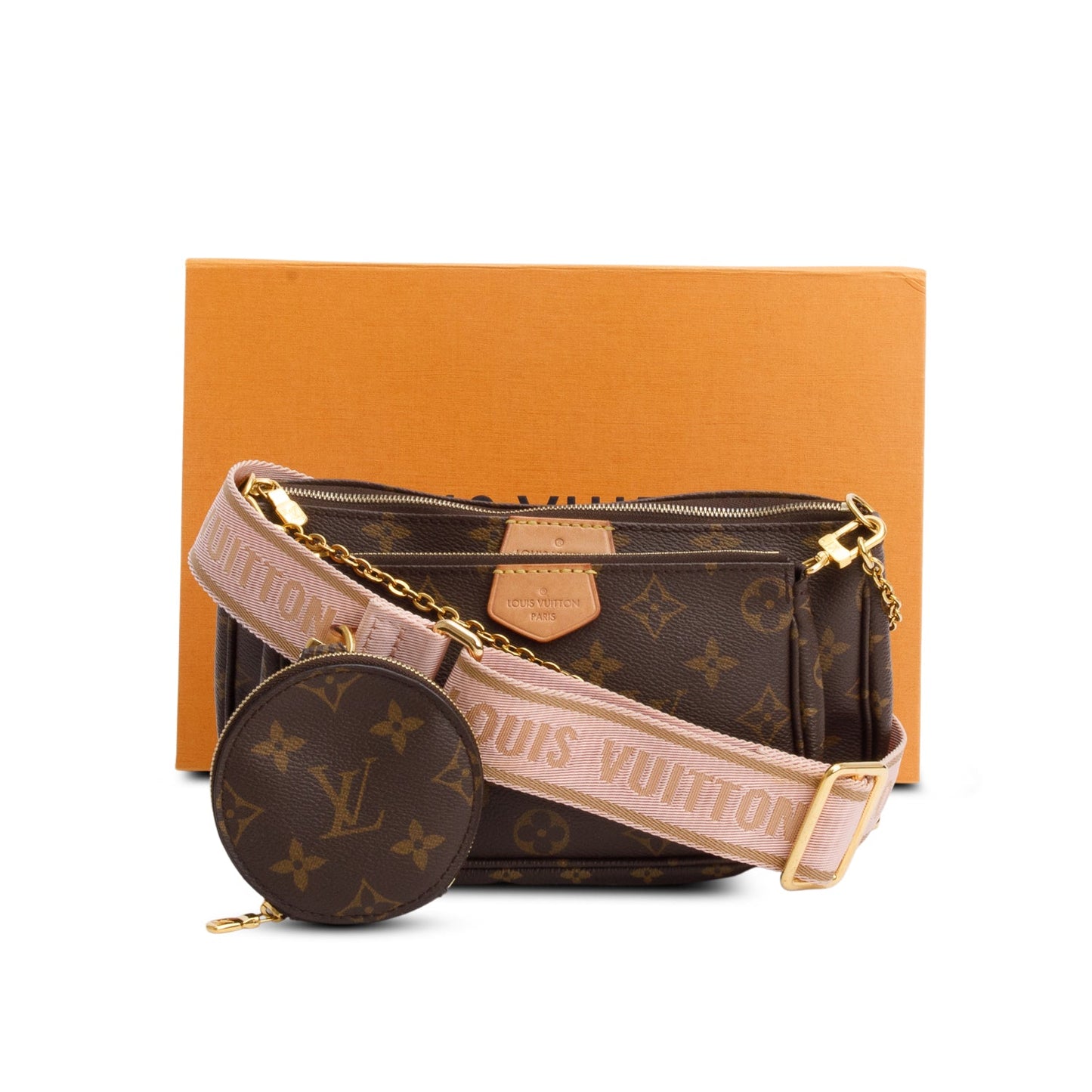 Louis Vuitton 2020 Monogram Rose Multi-Pochette Accessoires
