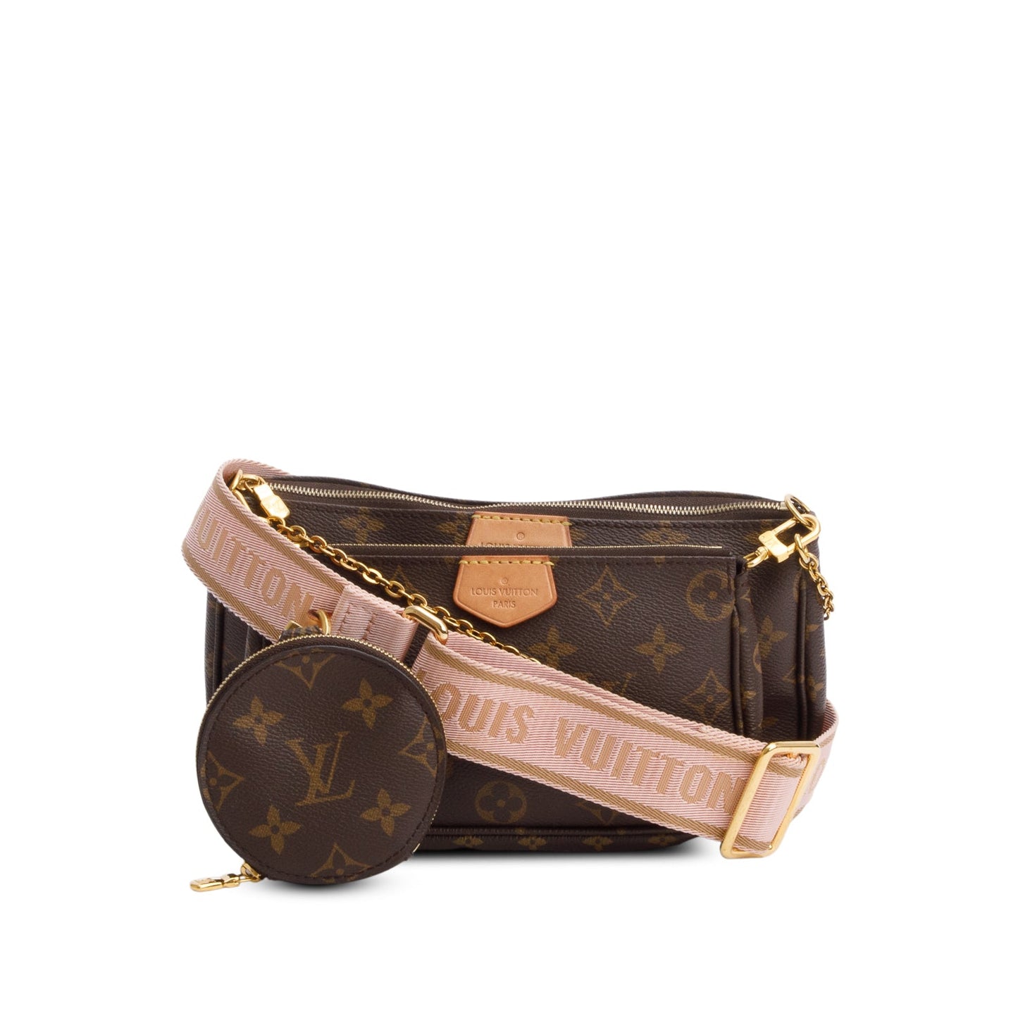 Louis Vuitton 2020 Monogram Rose Multi-Pochette Accessoires