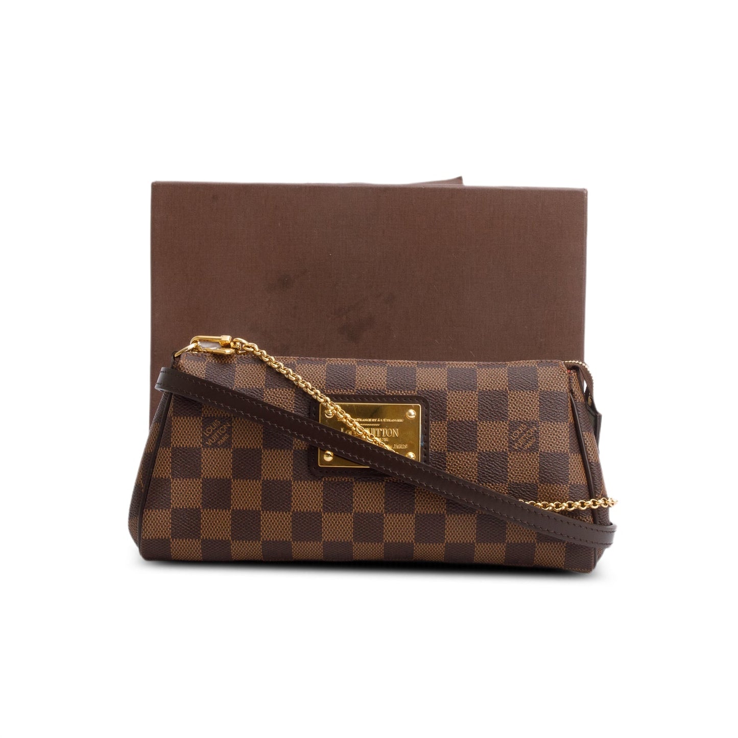Louis Vuitton Damier Ebene Eva Clutch