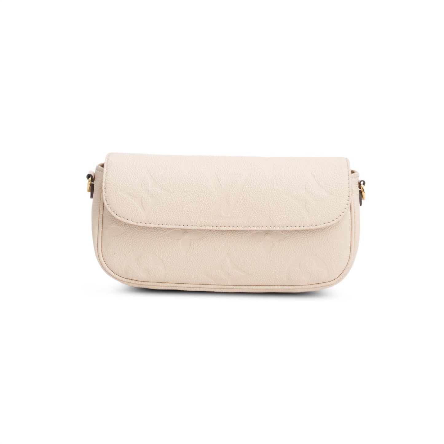 Louis Vuitton Cream Empreinte Monogram Giant Ivy Wallet on Chain