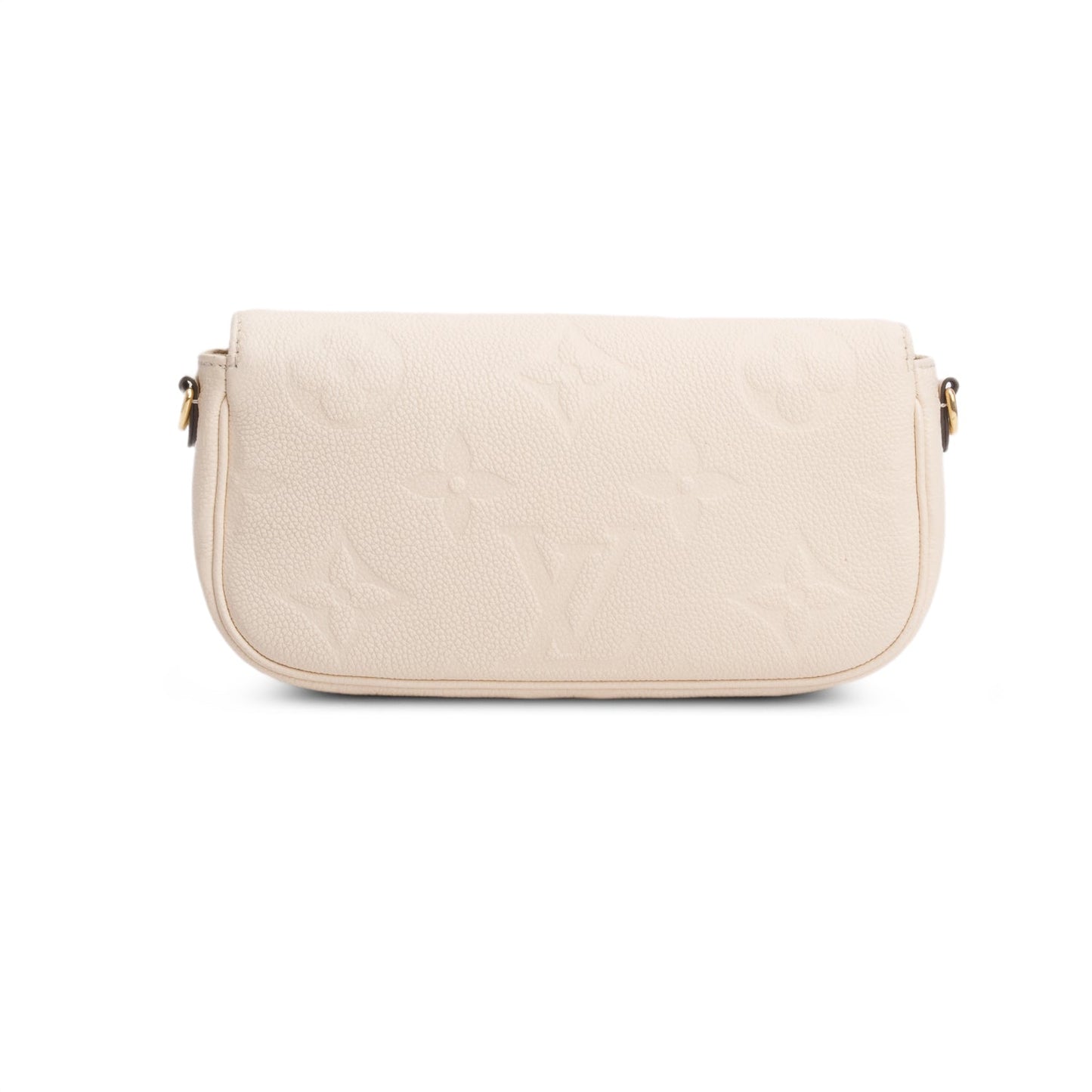 Louis Vuitton Cream Empreinte Monogram Giant Ivy Wallet on Chain