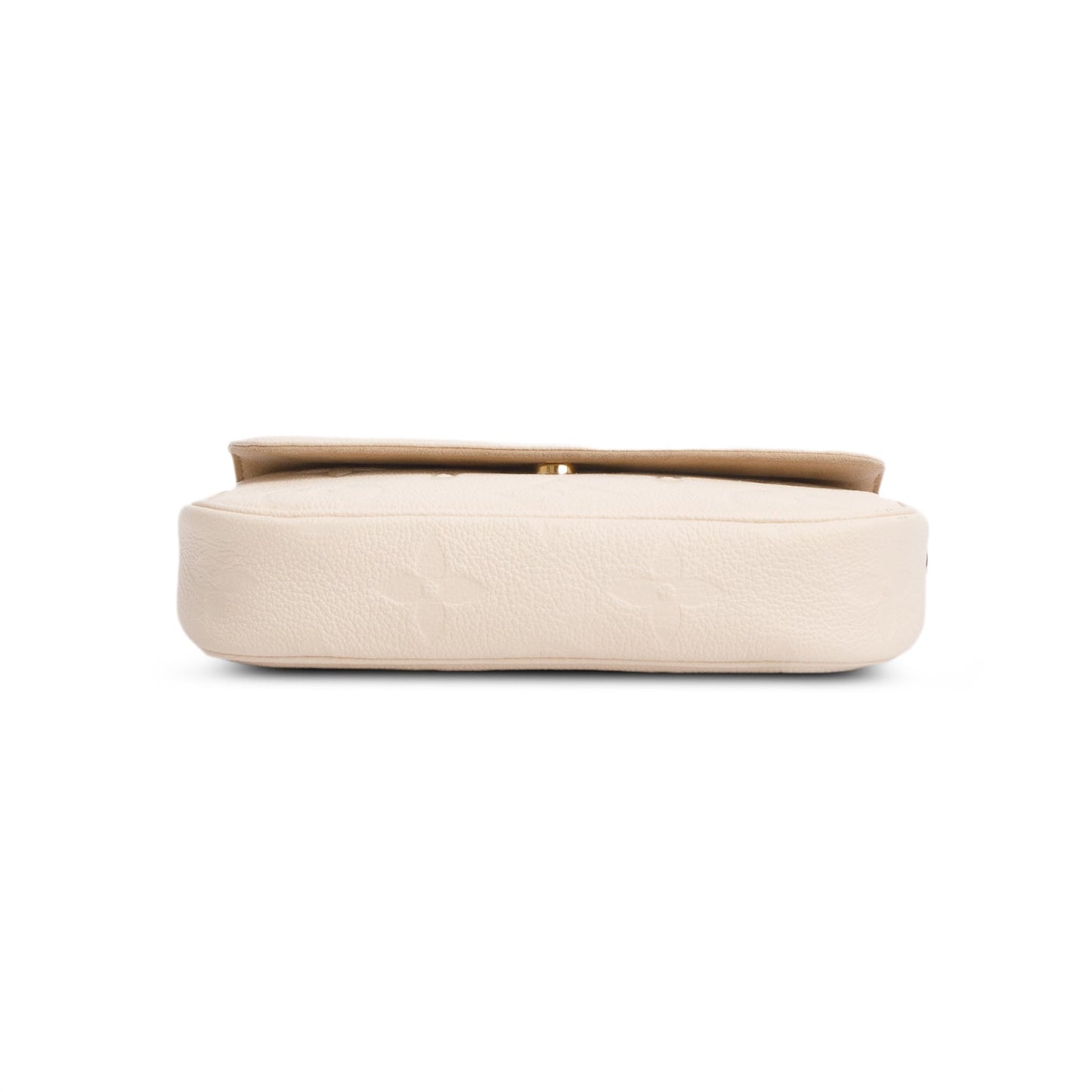 Louis Vuitton Cream Empreinte Monogram Giant Ivy Wallet on Chain