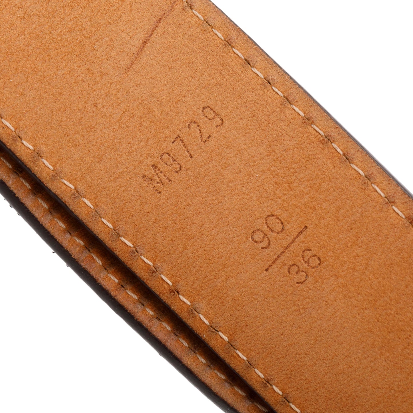 Louis Vuitton Damier Ebene Tresor 90 36 Belt