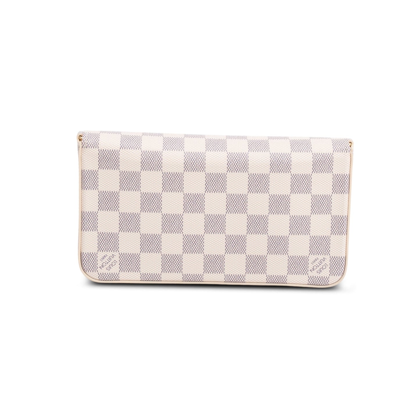 Louis Vuitton Damier Azur Pochette Felicie Chain Wallet