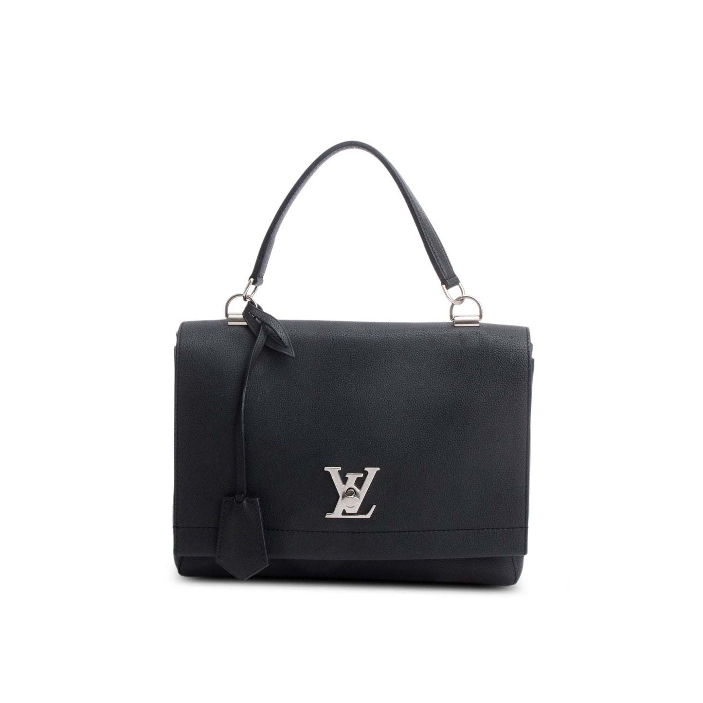 Louis Vuitton Black Soft Calfskin My Lockme II Top Handle