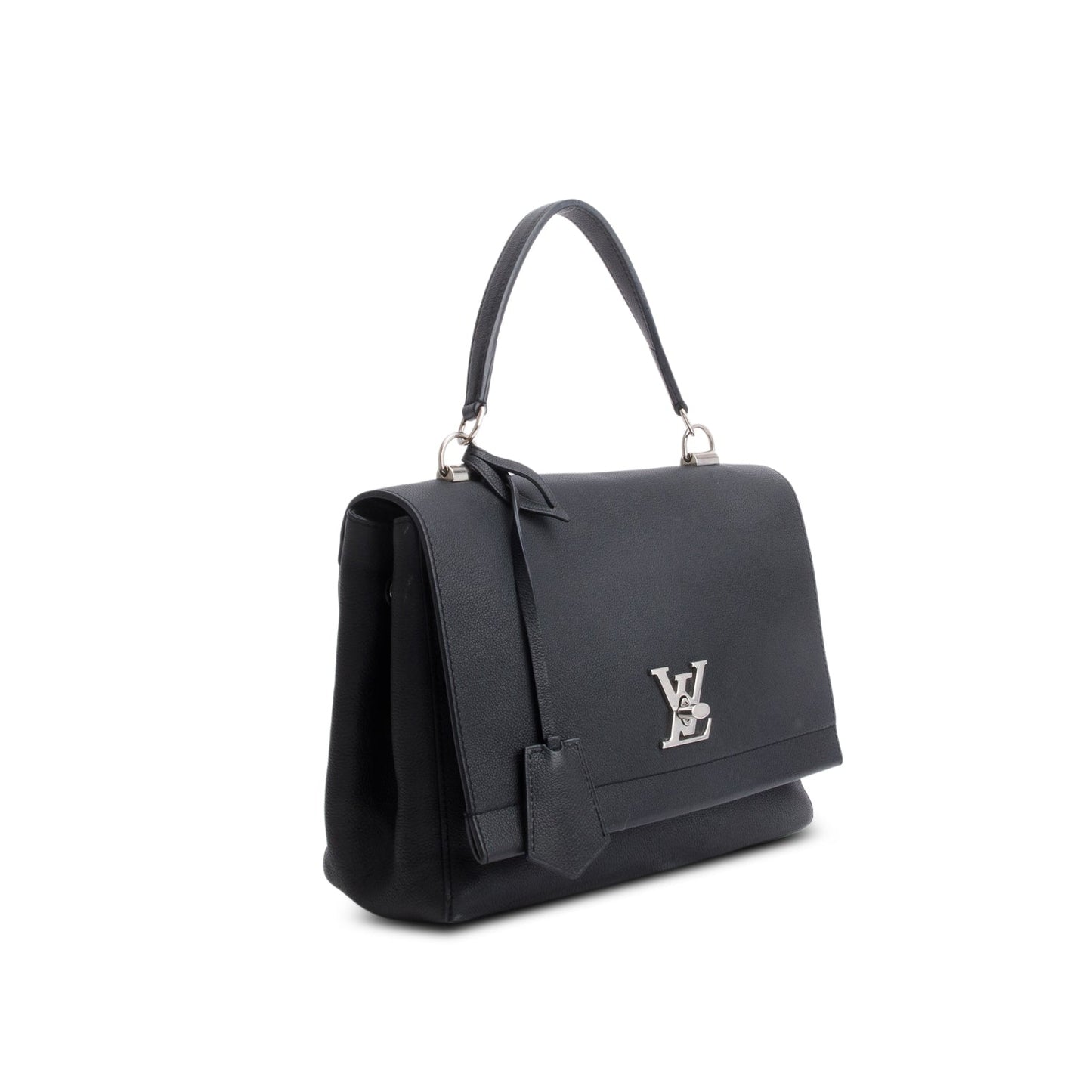 Louis Vuitton Black Soft Calfskin My Lockme II Top Handle