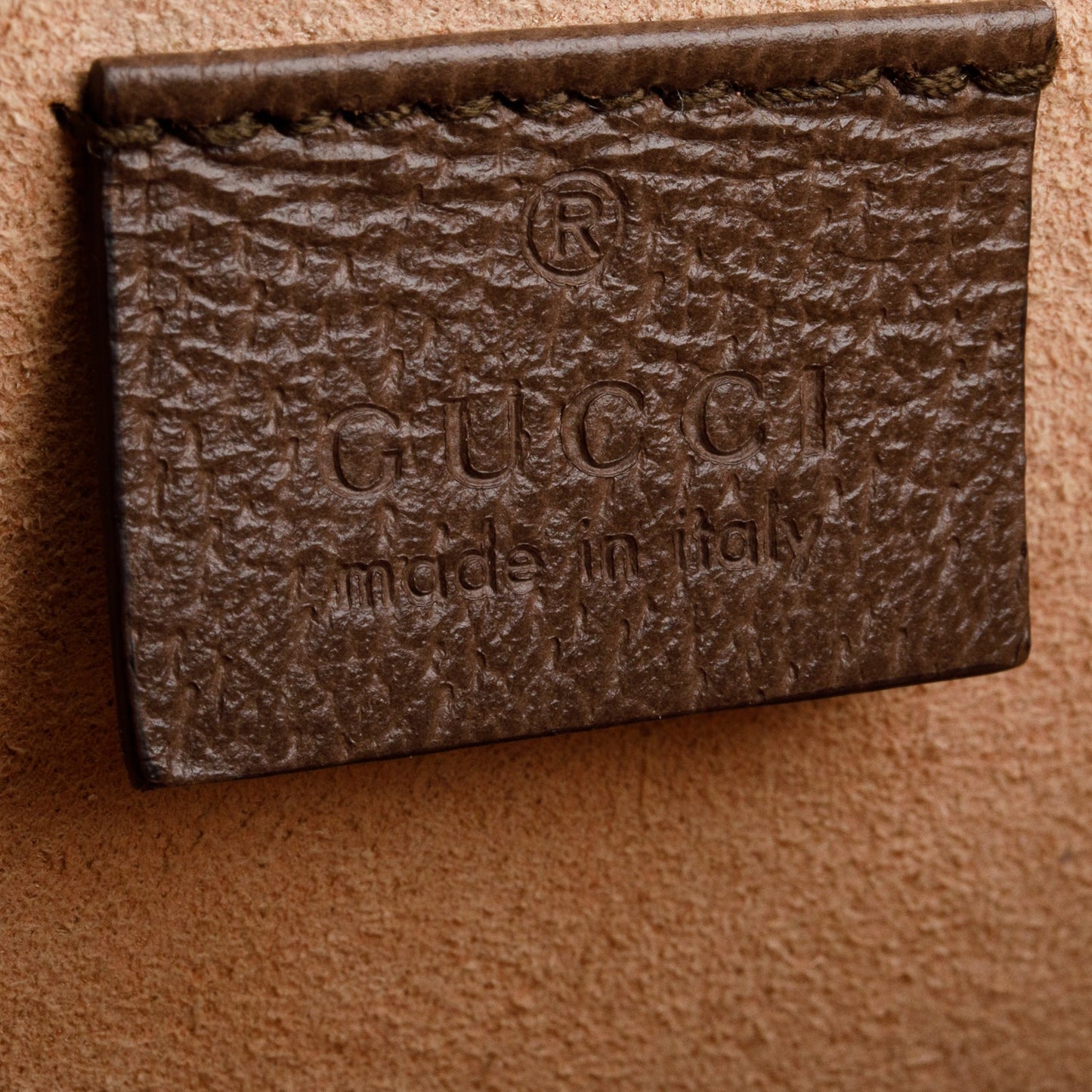 Gucci GG Supreme Monogram Textured Dollar Calfskin Top Handle Dionysus Bag