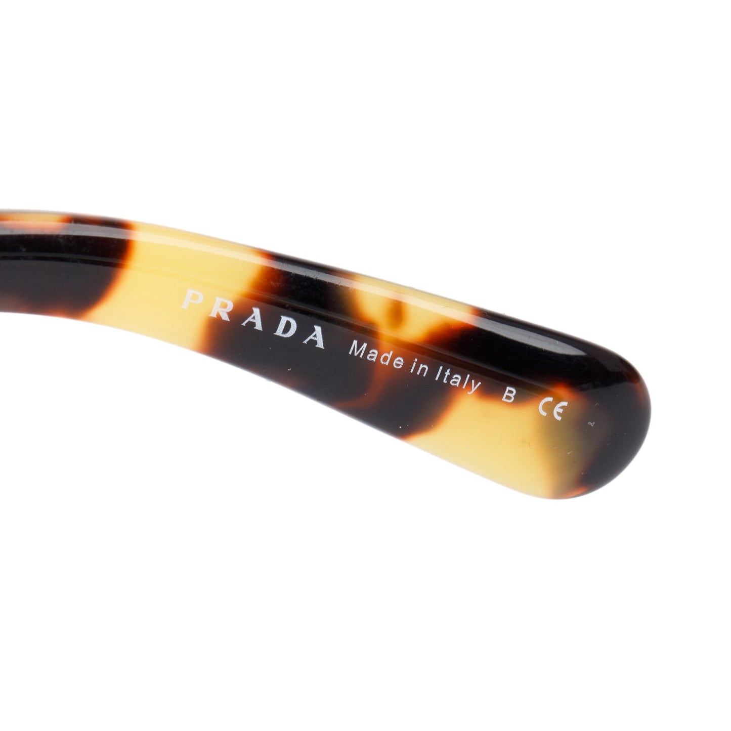 Prada SPR270 Black & Tortoiseshell Acetate Baroque Spiral Sunglasses