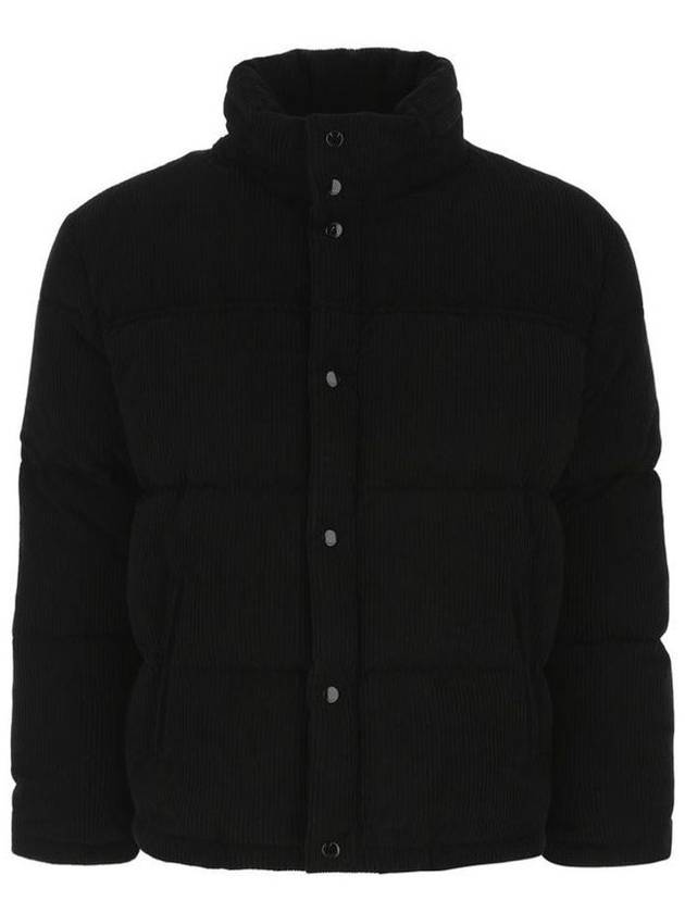 Luxury Saint Laurent Trending 2025 Corduroy Down Padding Jacket Black