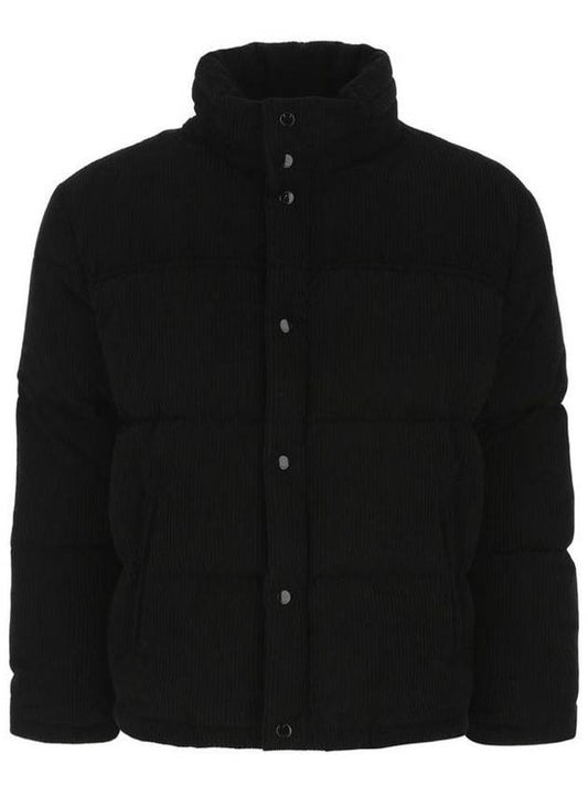 Luxury Saint Laurent Trending 2025 Corduroy Down Padding Jacket Black