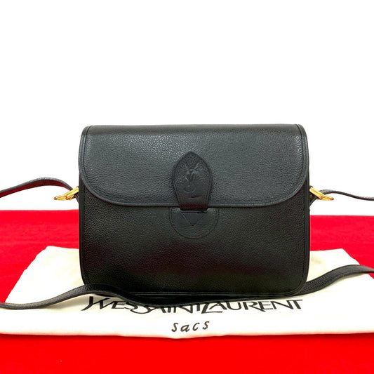 YVES SAINT LAURENT Shoulder Bag leather black