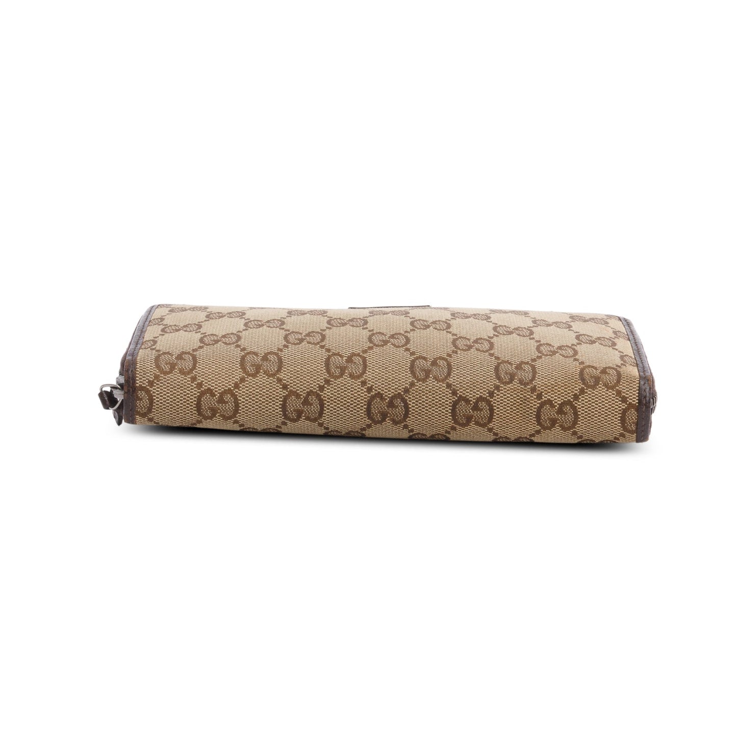 Gucci Monogram Dollar Calfskin Zip Around Wallet