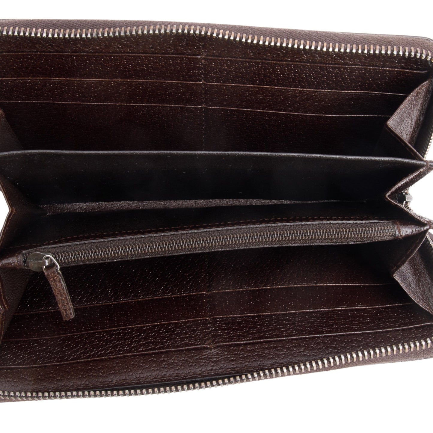 Gucci Monogram Dollar Calfskin Zip Around Wallet