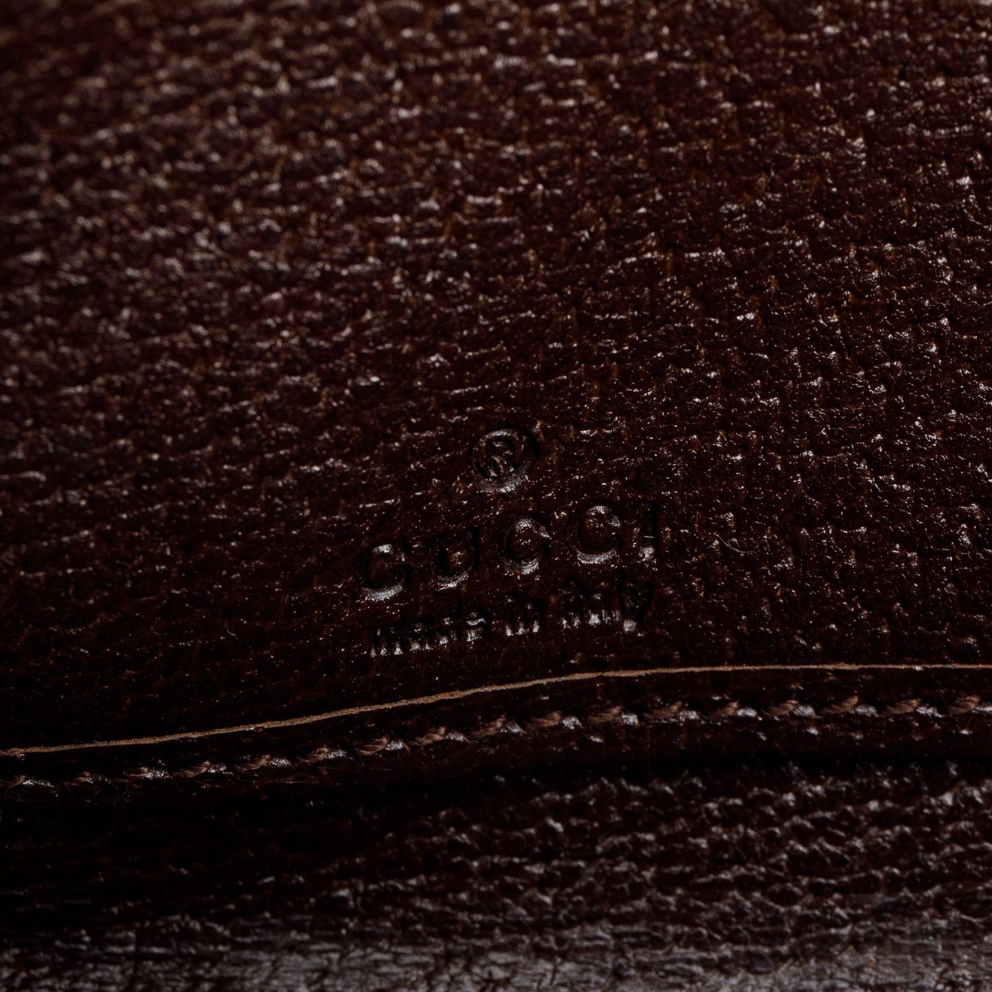 Gucci Monogram Dollar Calfskin Zip Around Wallet
