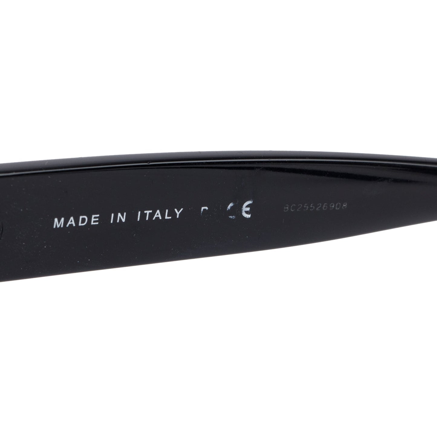 Chanel 5420-B Black Acetate Crystal CC Sunglasses