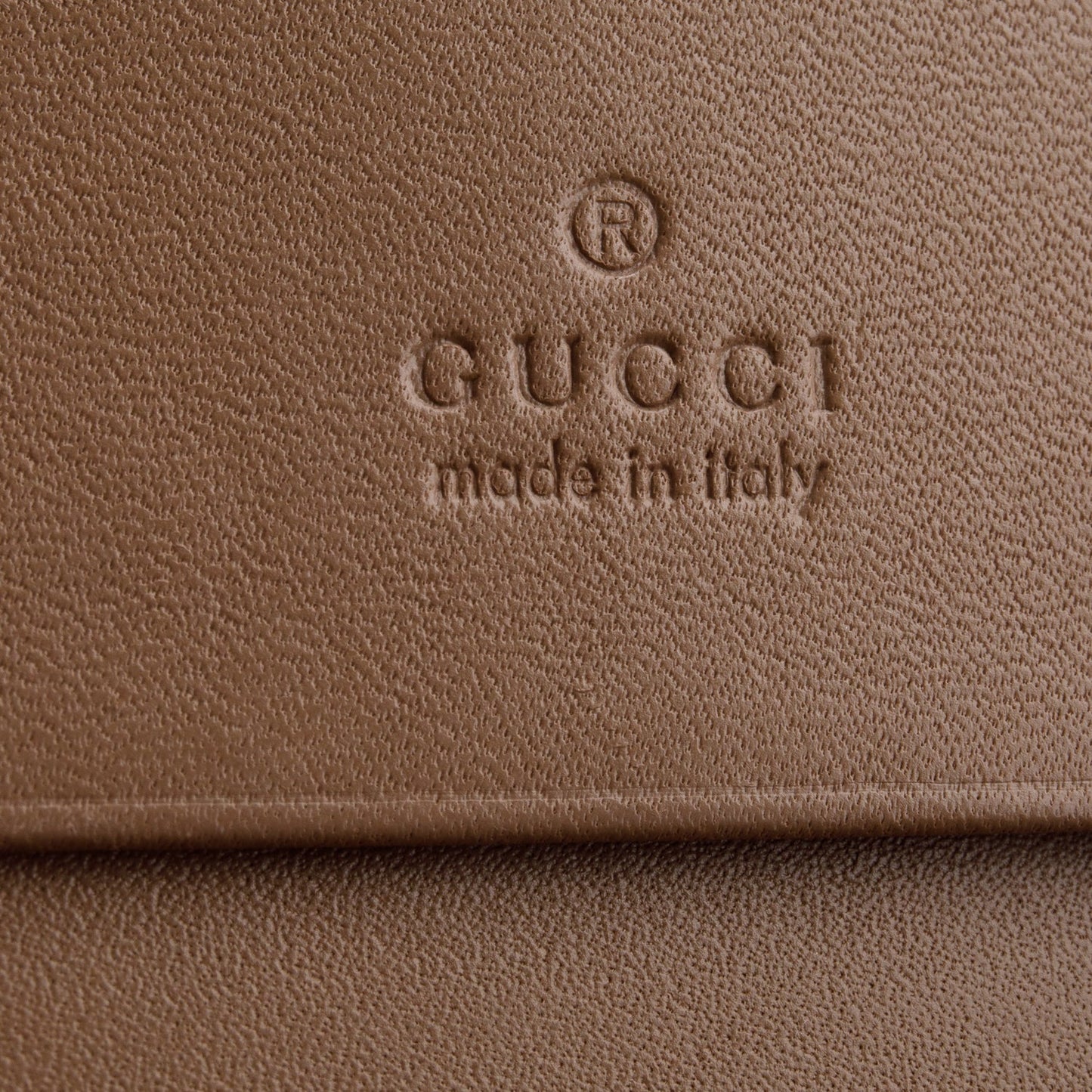 Gucci Beige Quilted GG Marmont Leather Card Case Wallet