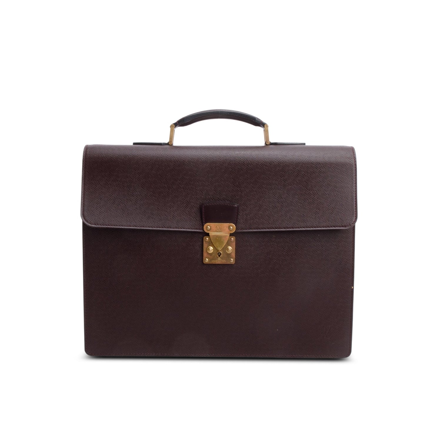 Louis Vuitton Brown Taiga Leather Moskova Briefcase