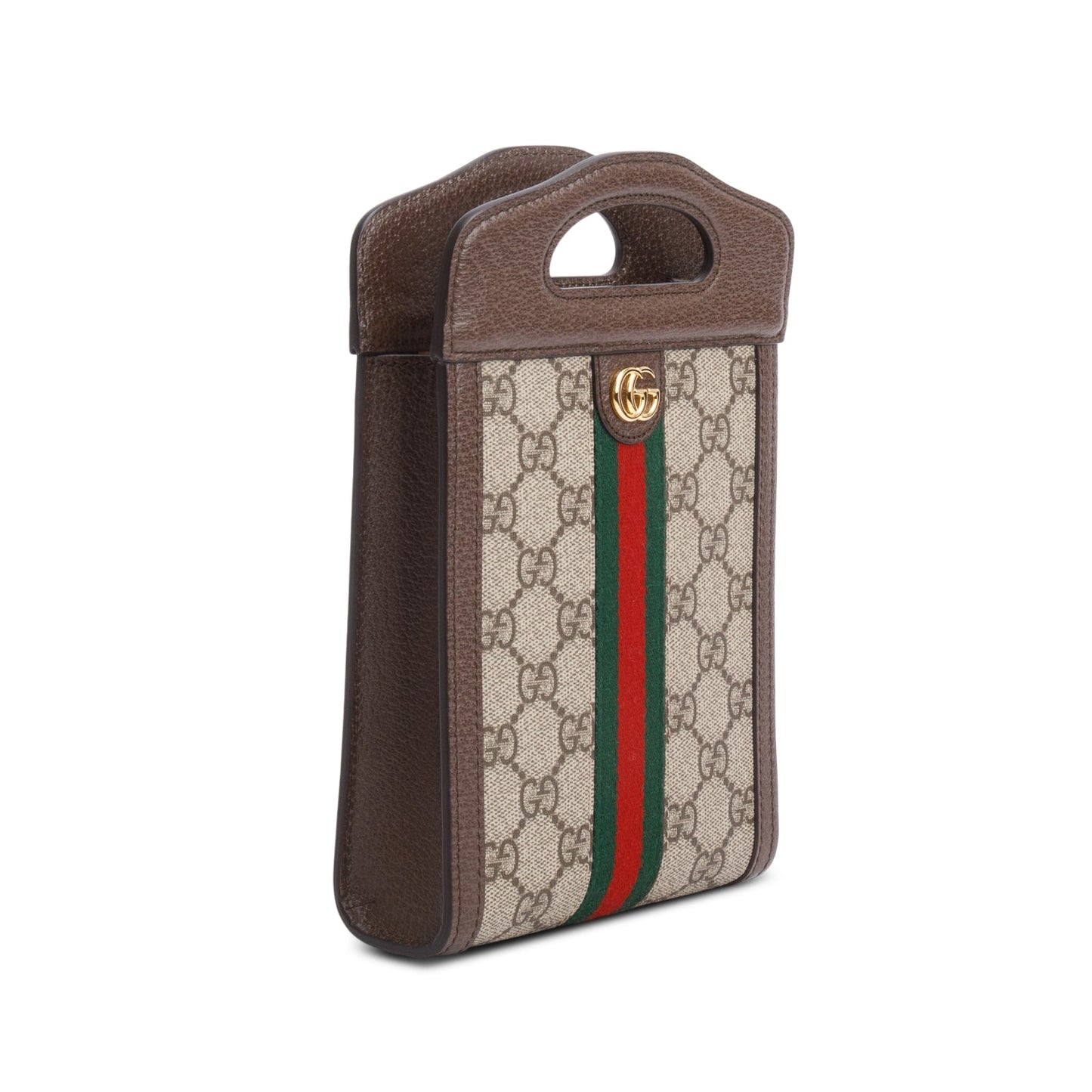 Gucci GG Supreme Monogram Textured Dollar Calfskin Mini Ophidia Top Handle