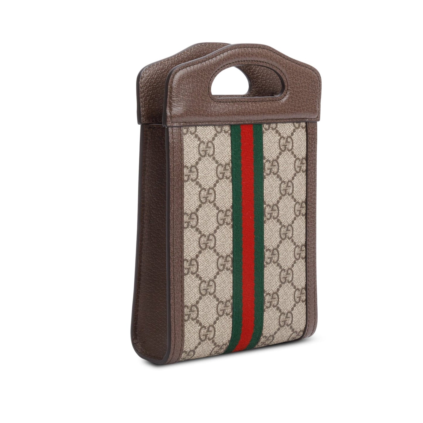 Gucci GG Supreme Monogram Textured Dollar Calfskin Mini Ophidia Top Handle
