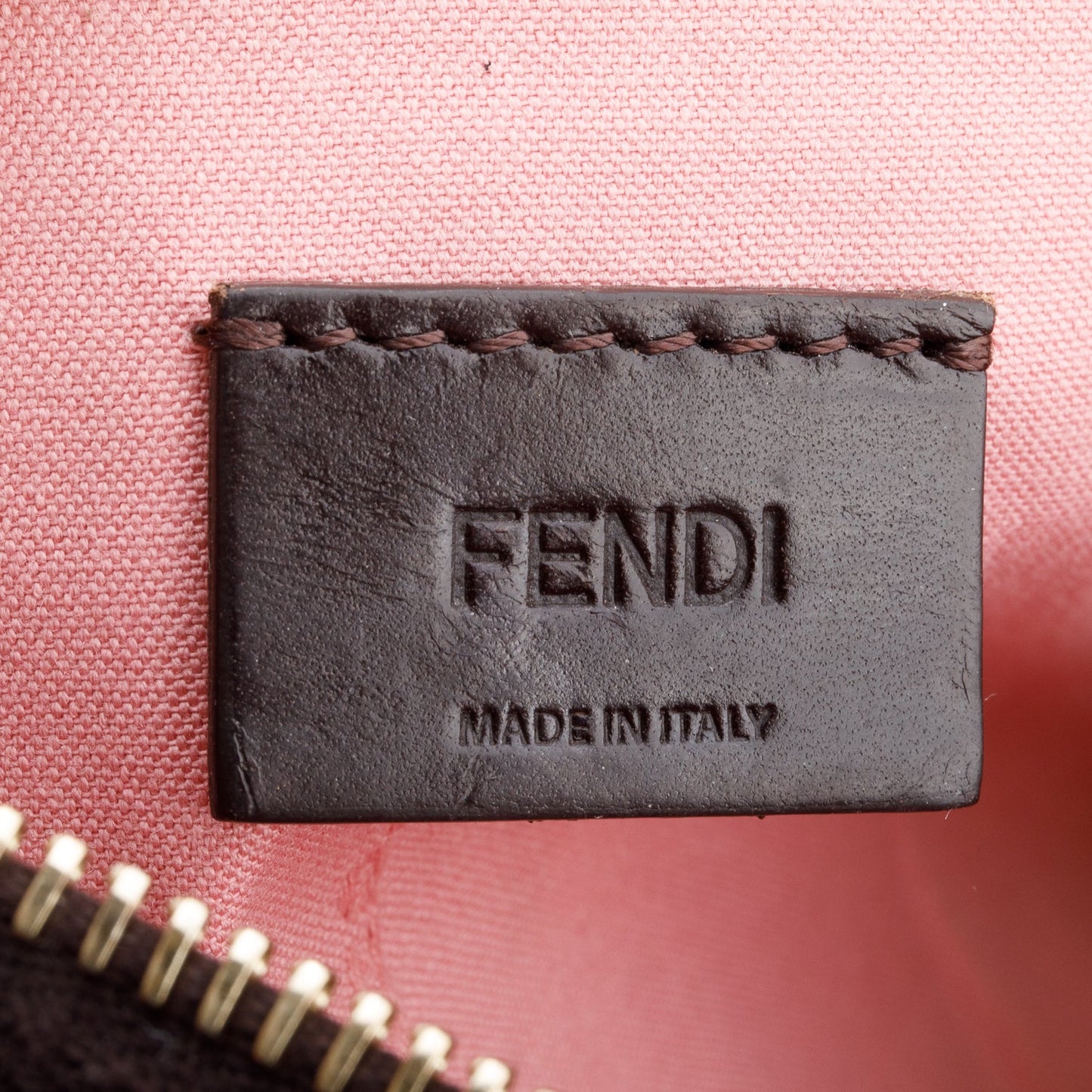 Fendi Zucca FF Canvas Crossbody Pochette