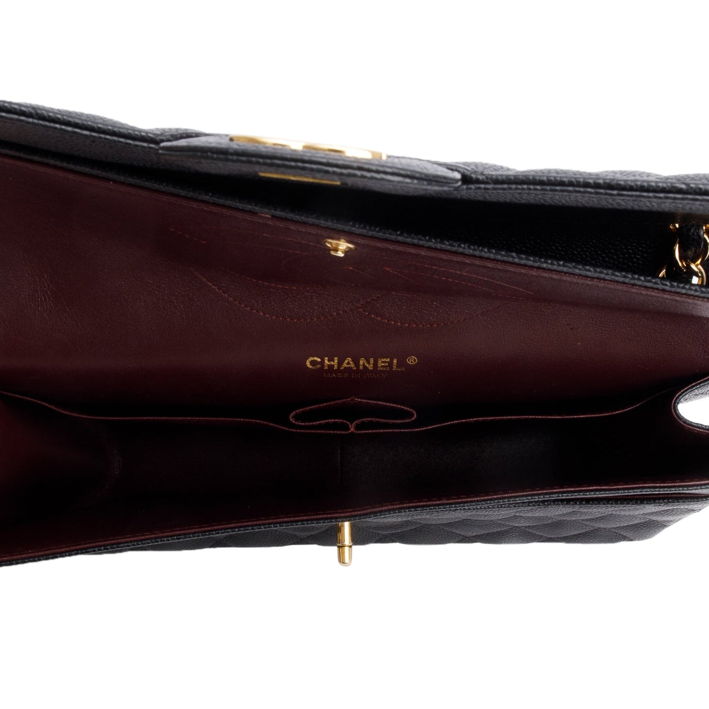 Chanel Black Caviar Jumbo Classic Double Flap Bag