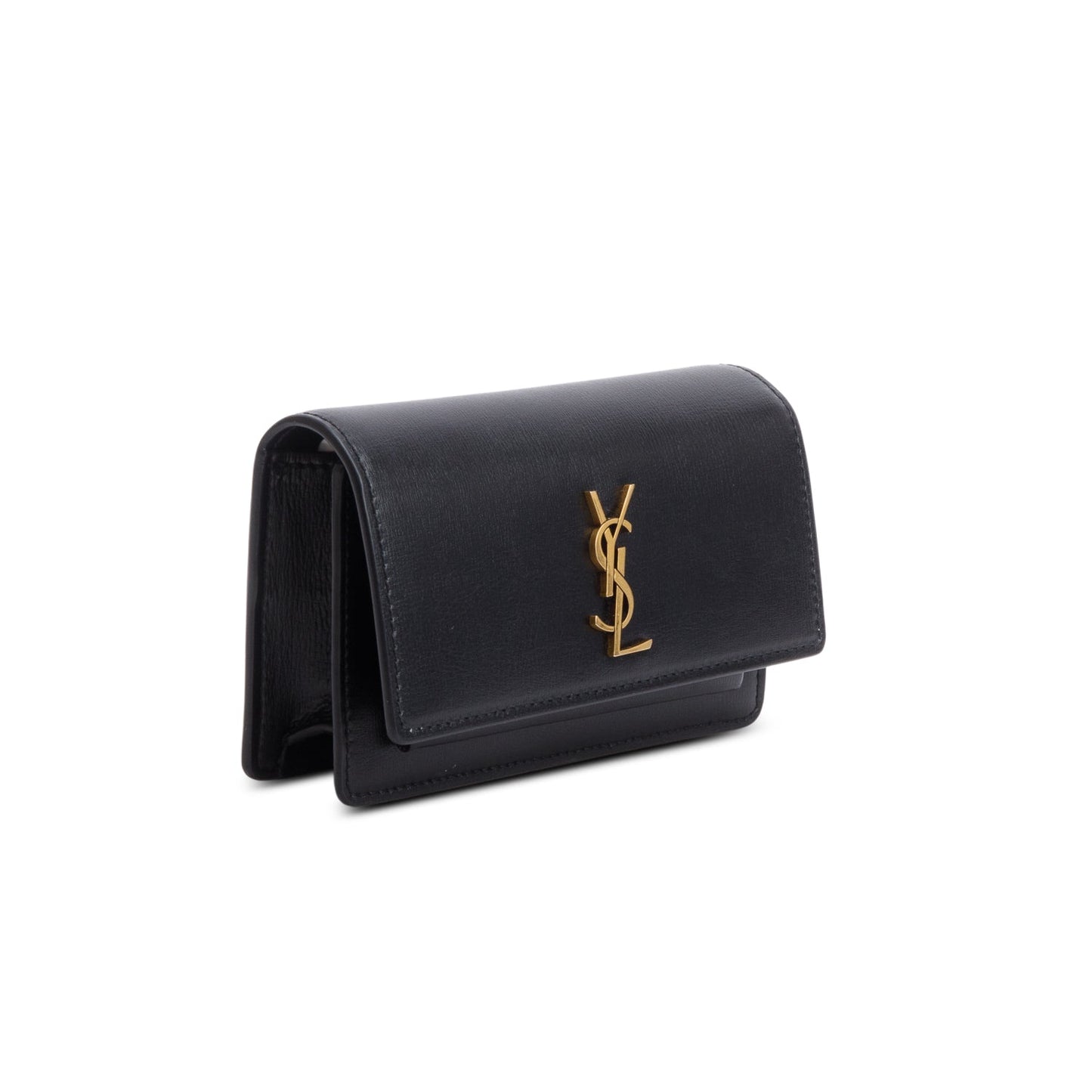 Saint Laurent 2022 Black Leather Baby Sunset Belt Bag