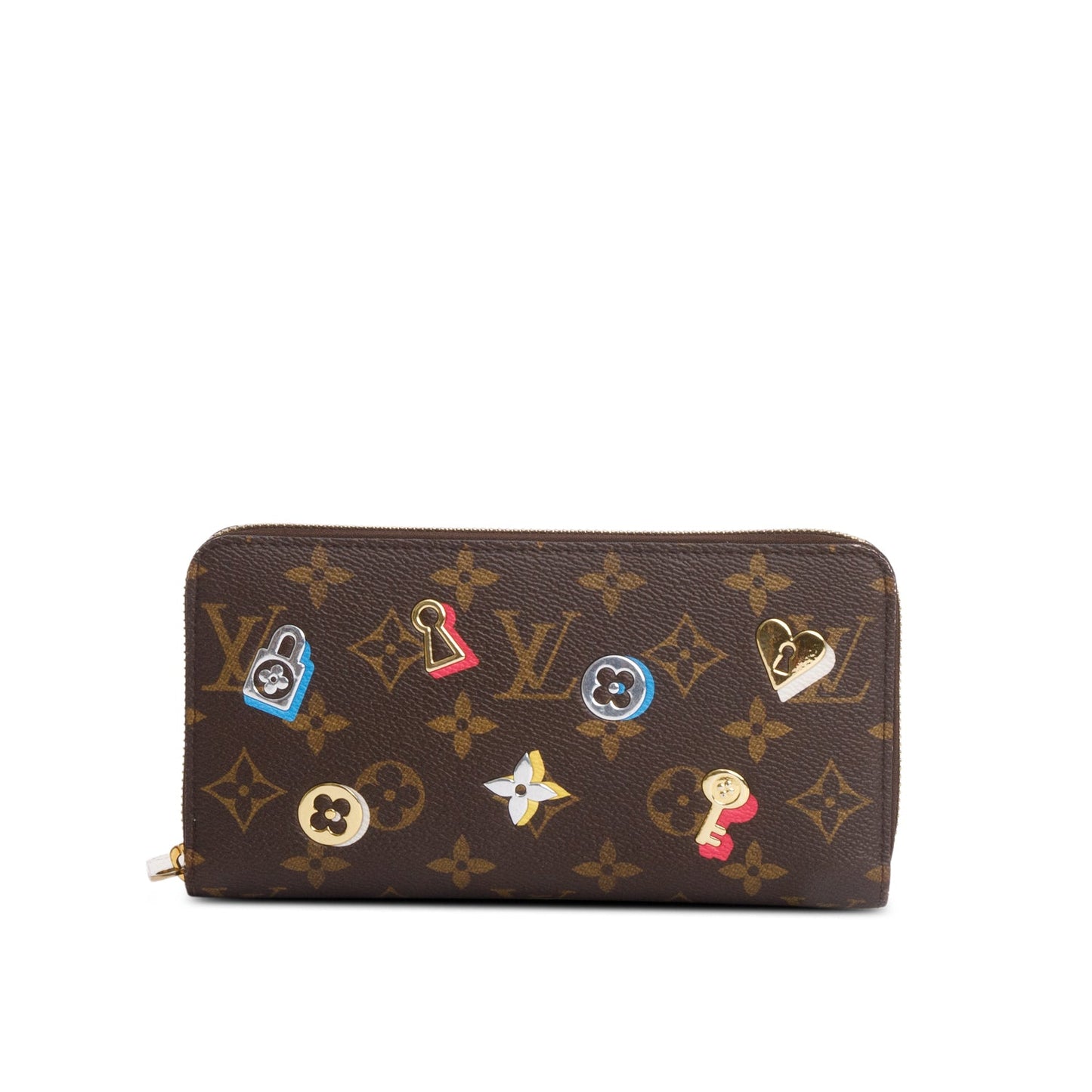 Louis Vuitton Monogram Love Lock Zippy Wallet