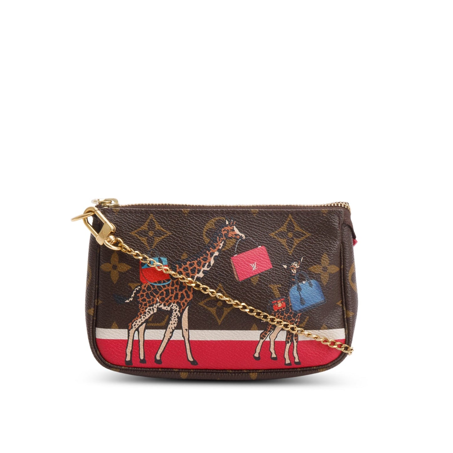 Louis Vuitton Monogram Christmas Animation Mini Pochette Accessories