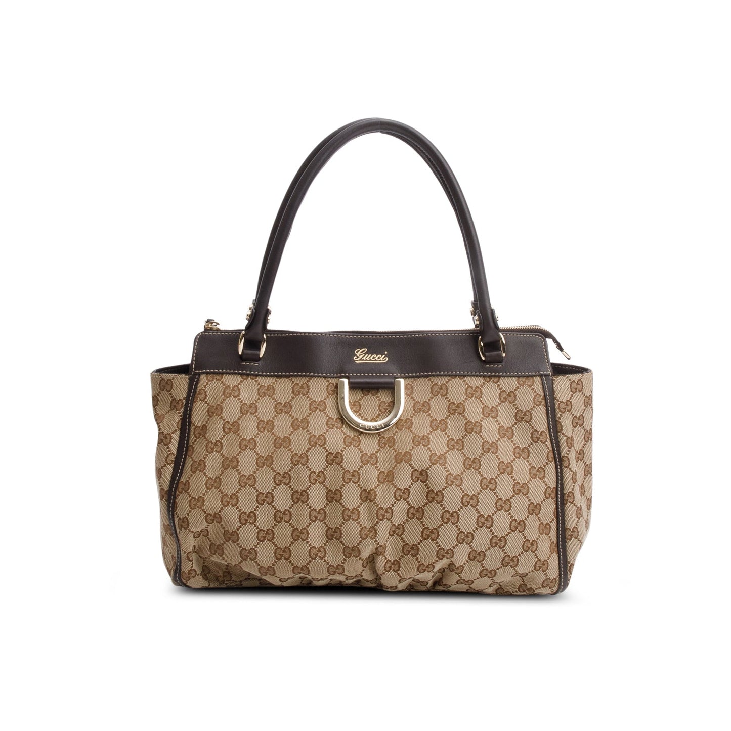 Gucci Monogram D-Ring Tote