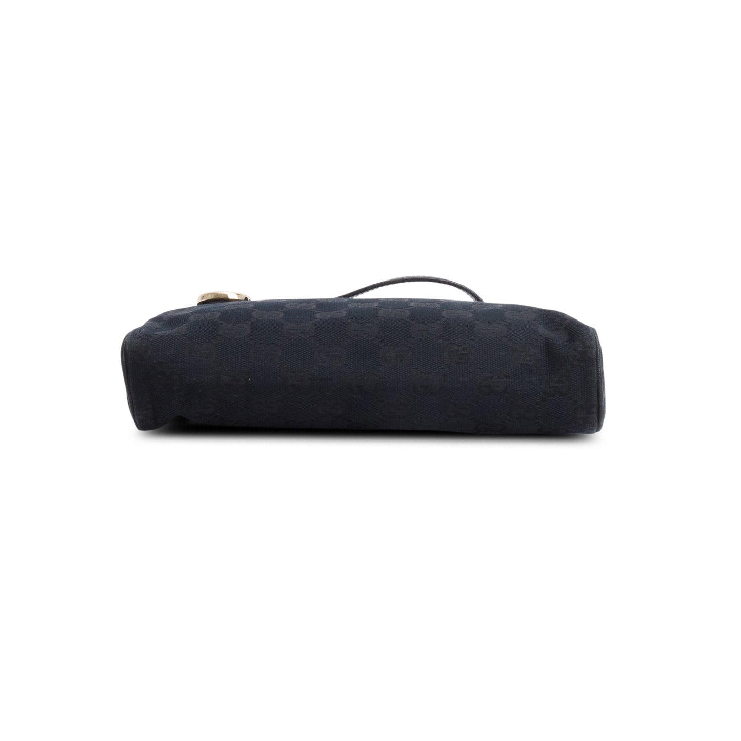 Gucci Black GG Canvas D Ring Abbey Pochette