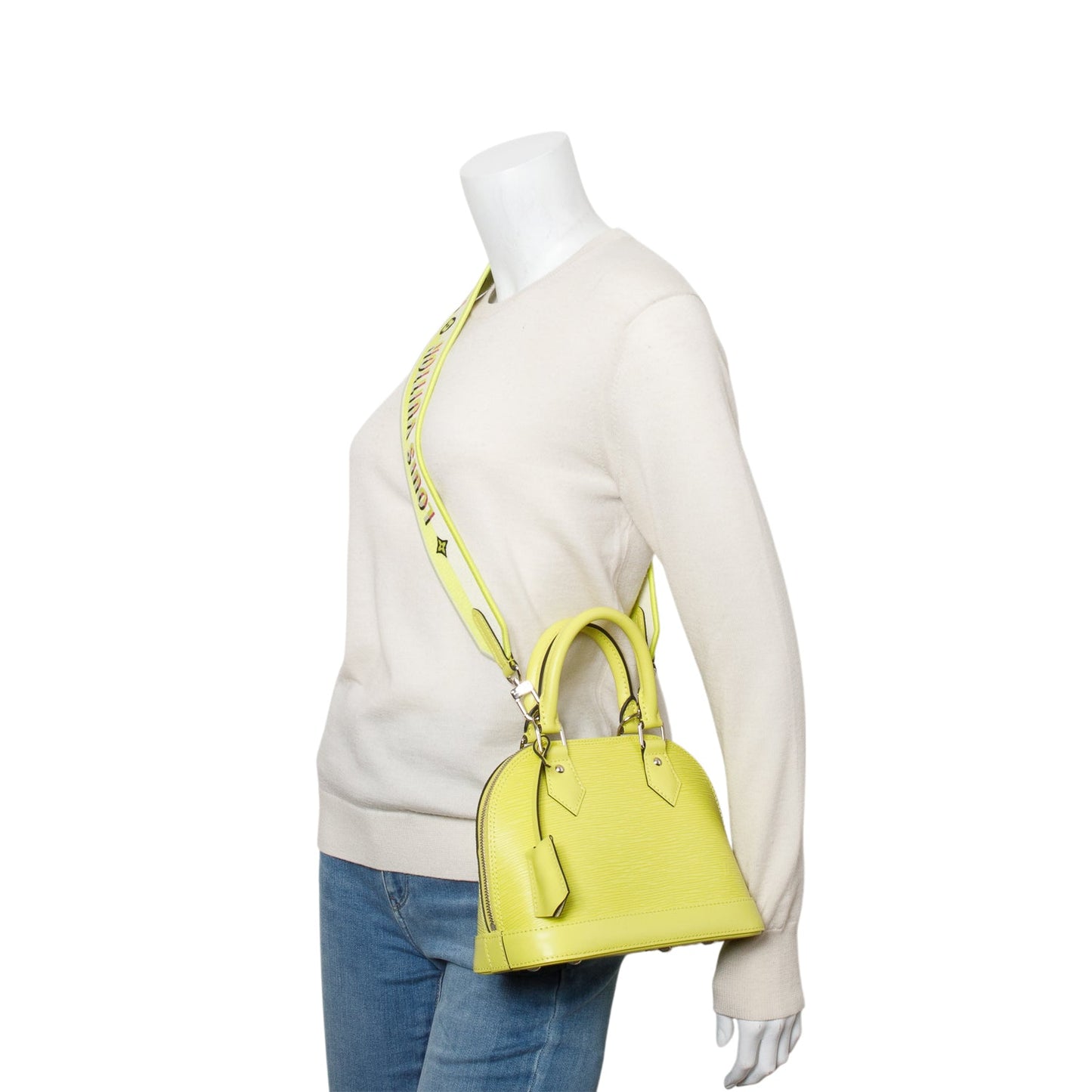 Louis Vuitton Green Epi Leather Alma BB